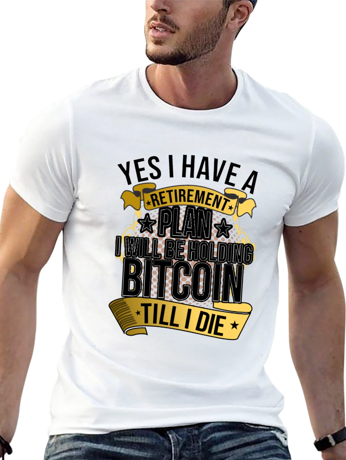 Bitcoin Retirement Plan Graphic Tee