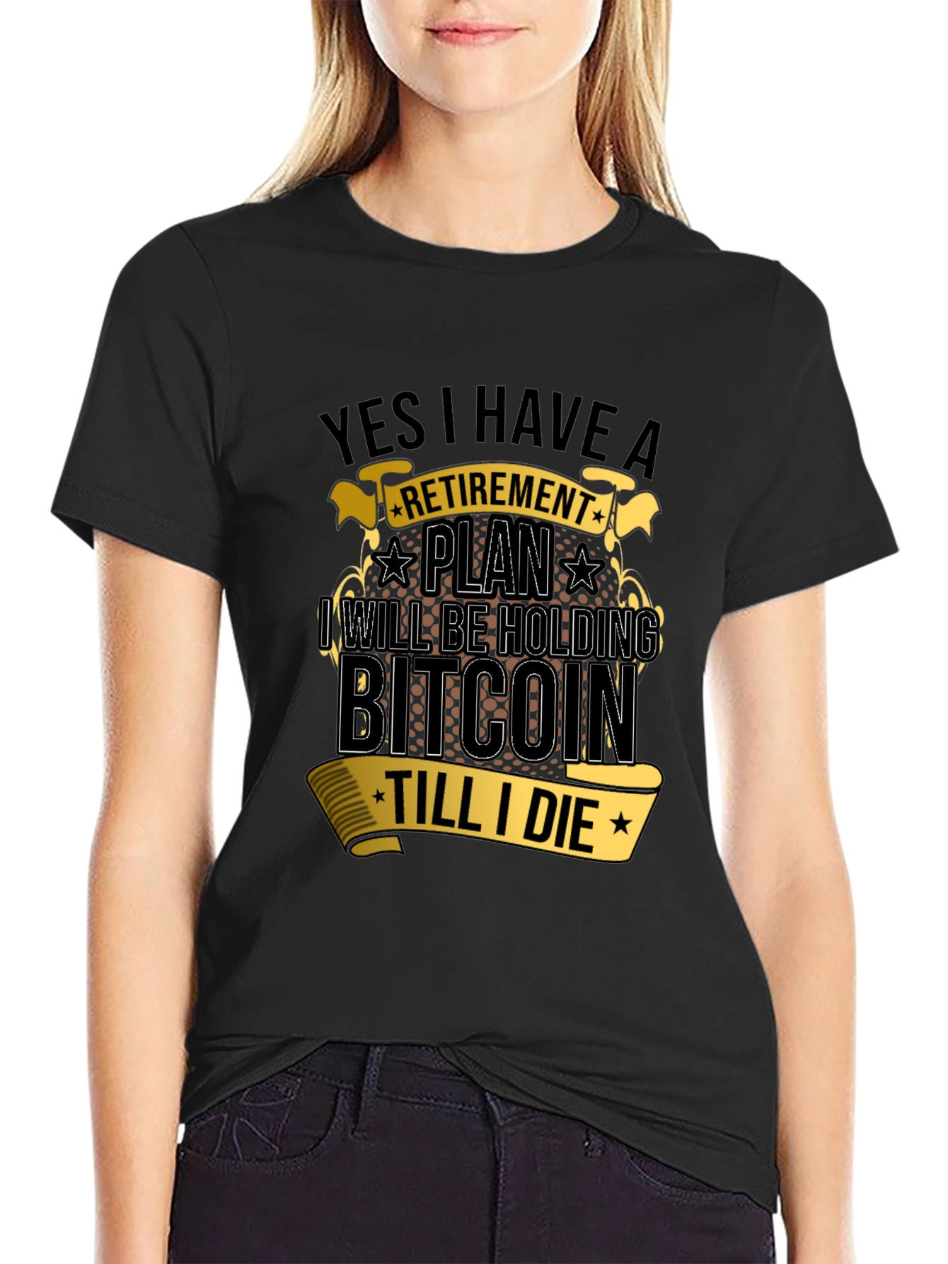 Bitcoin Retirement Plan Graphic Tee