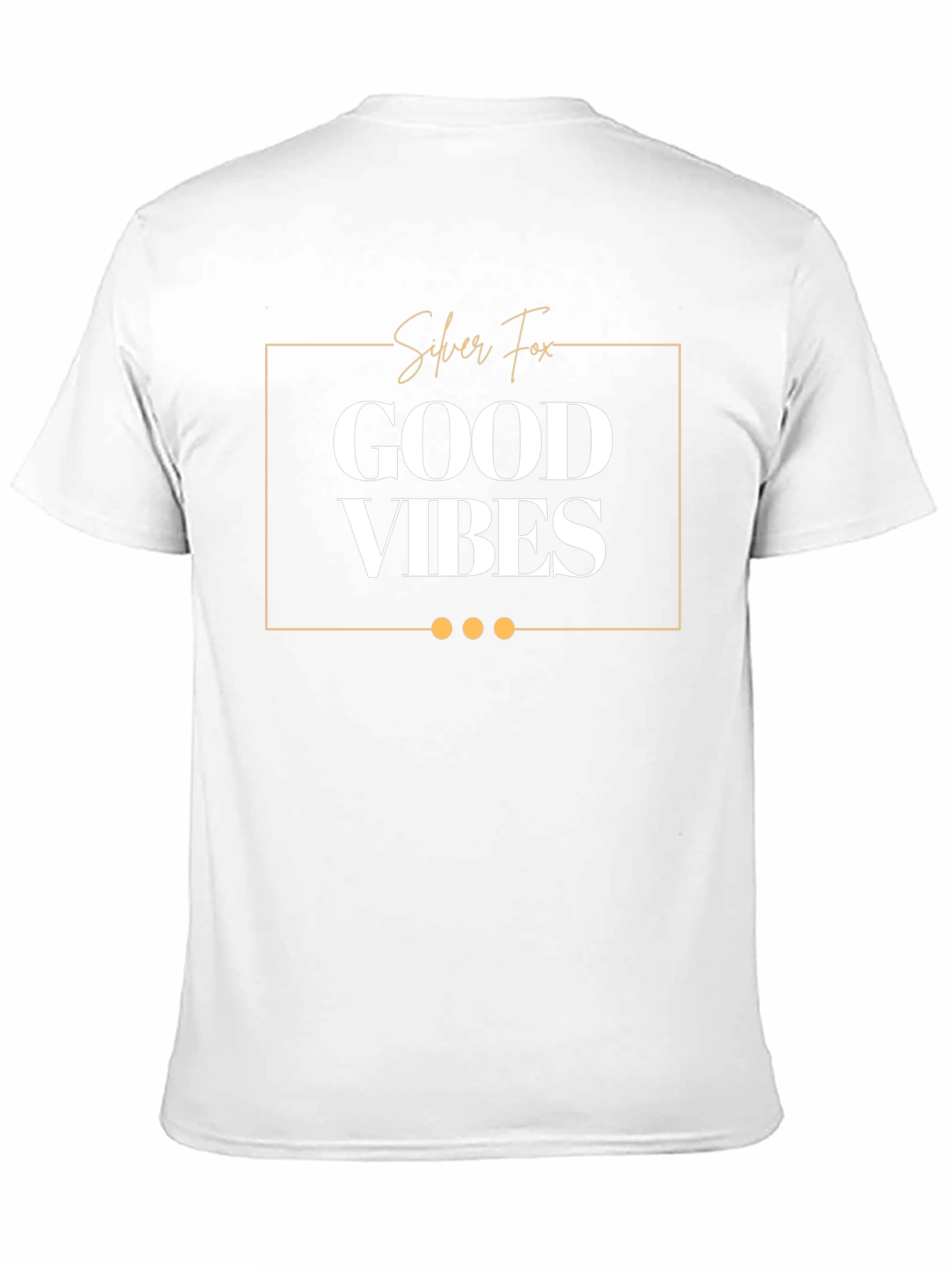 Silver Fox Good Vibes T-Shirt Black Graphic Tee