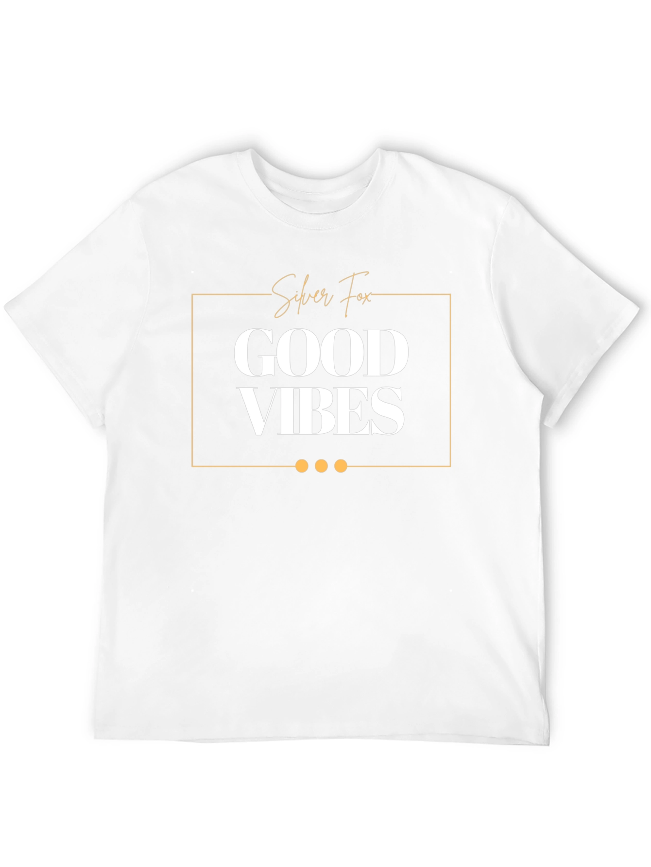 Silver Fox Good Vibes T-Shirt Black Graphic Tee