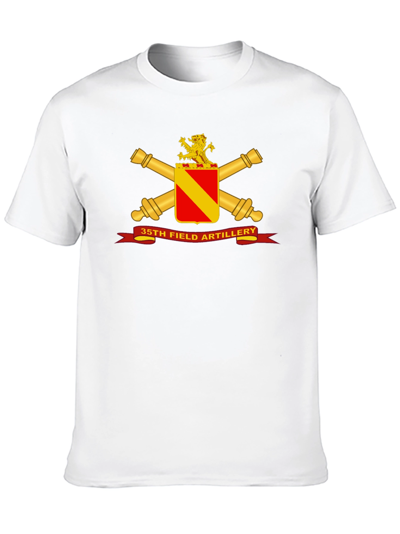 35th Field Artillery Black T-Shirt