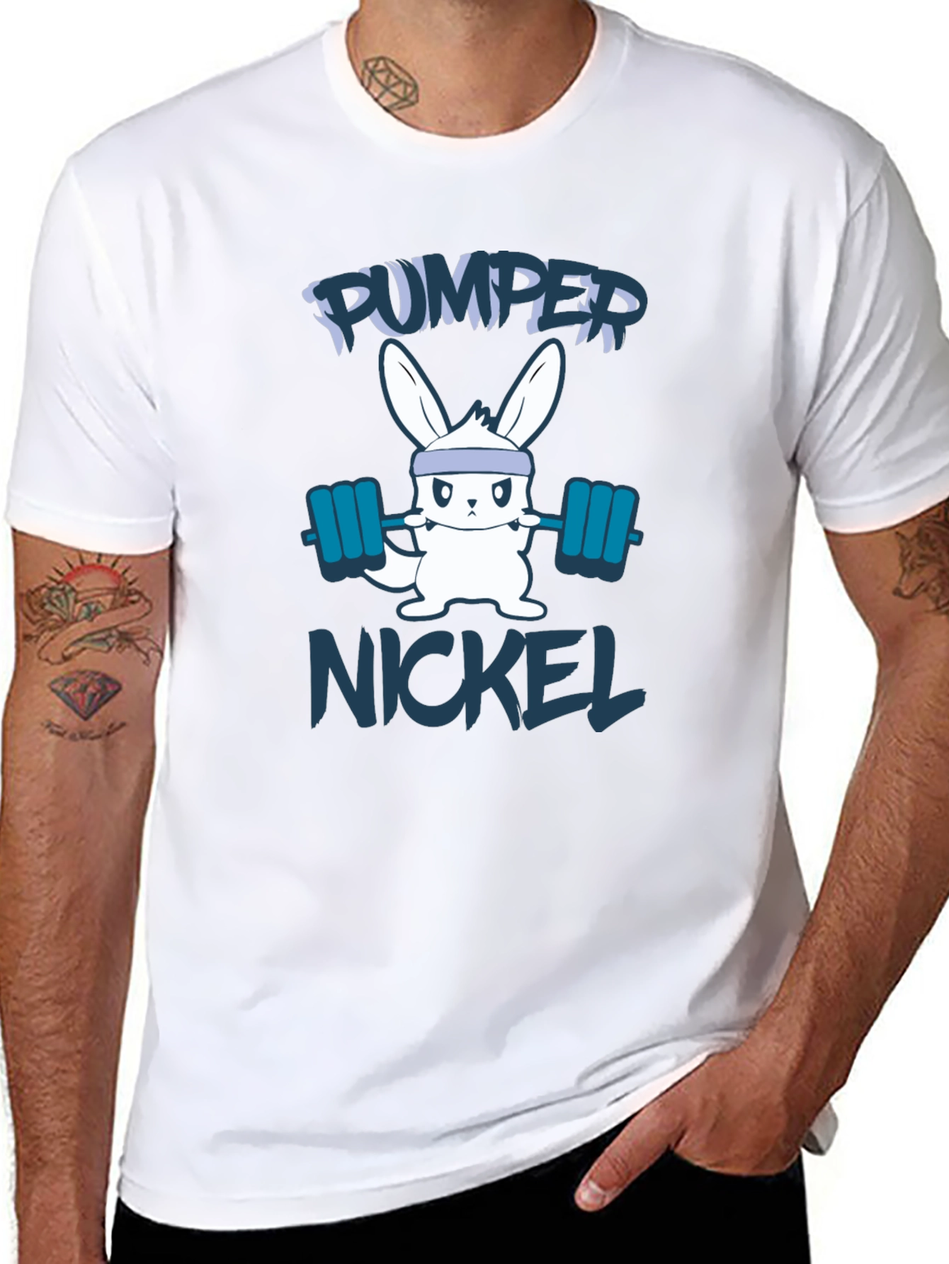 Pumper Nickel Bunny Black T-Shirt