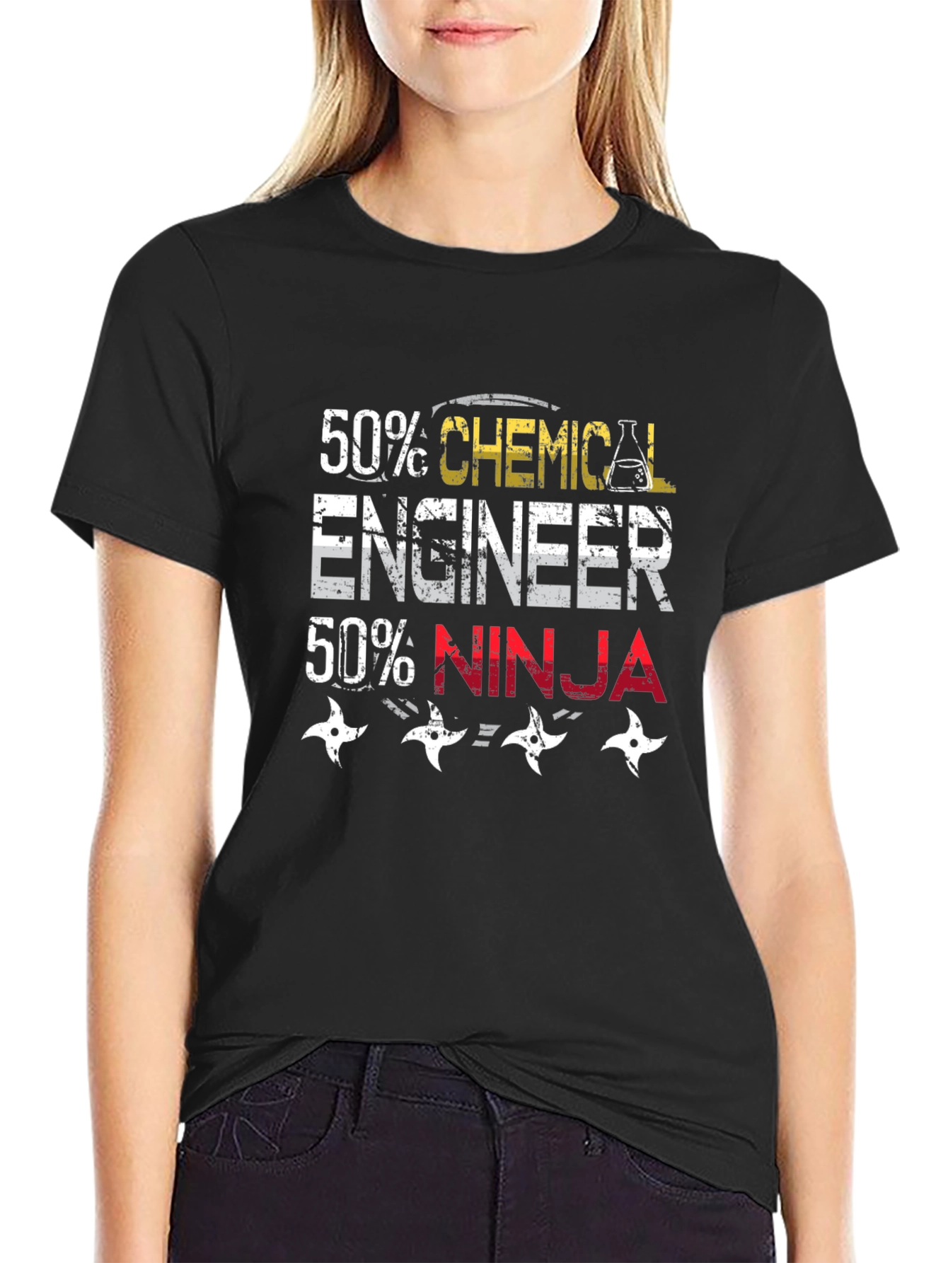 Chemical Engineer Ninja T-Shirt