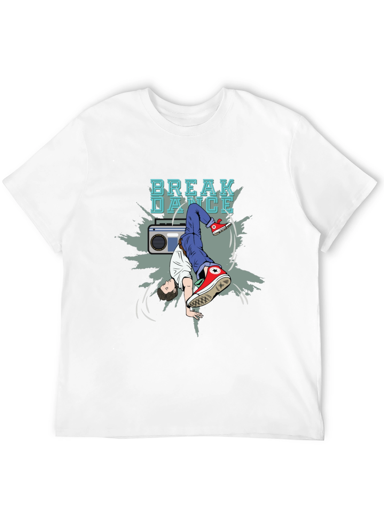 Breakdance Graphic Tee - Stylish Black T-Shirt