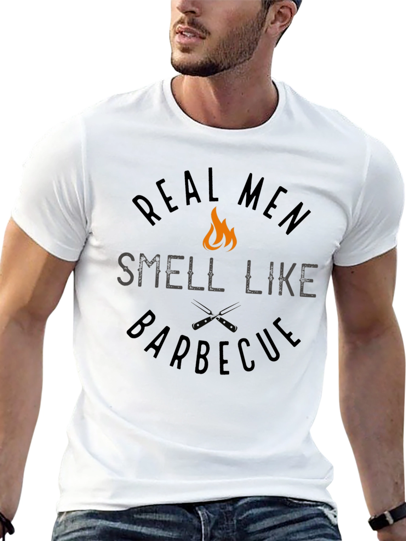 Real Men Smell Like Barbecue T-Shirt