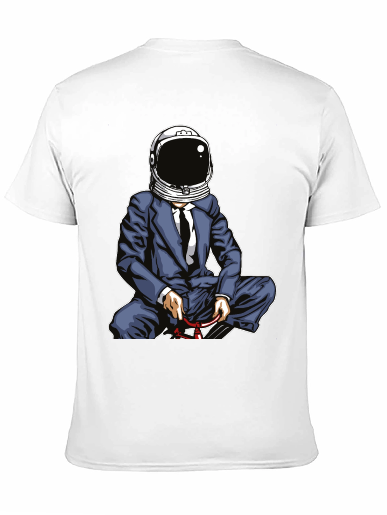 Astronaut Suit Up T-Shirt - Black Graphic Tee