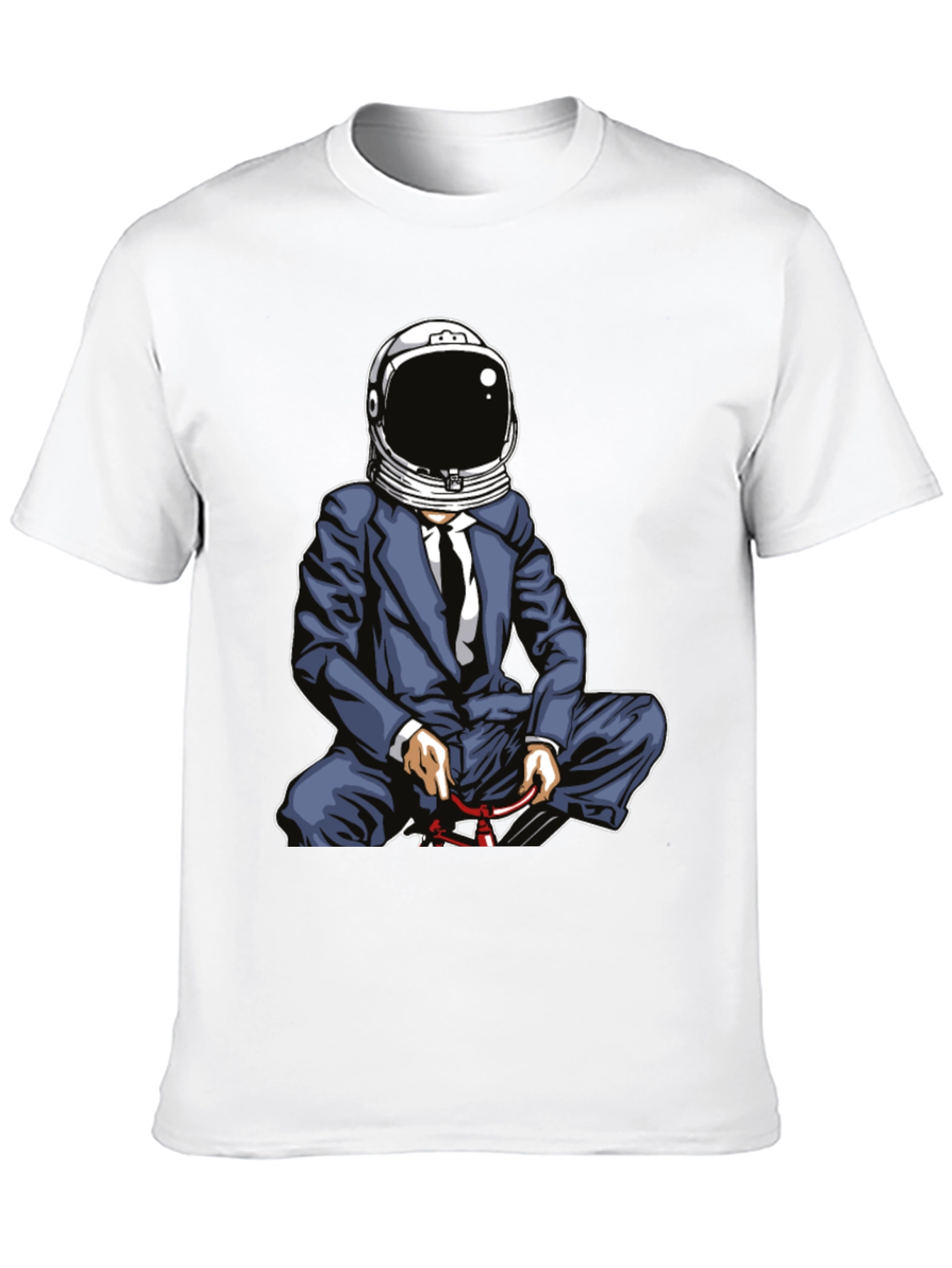 Astronaut Suit Up T-Shirt - Black Graphic Tee