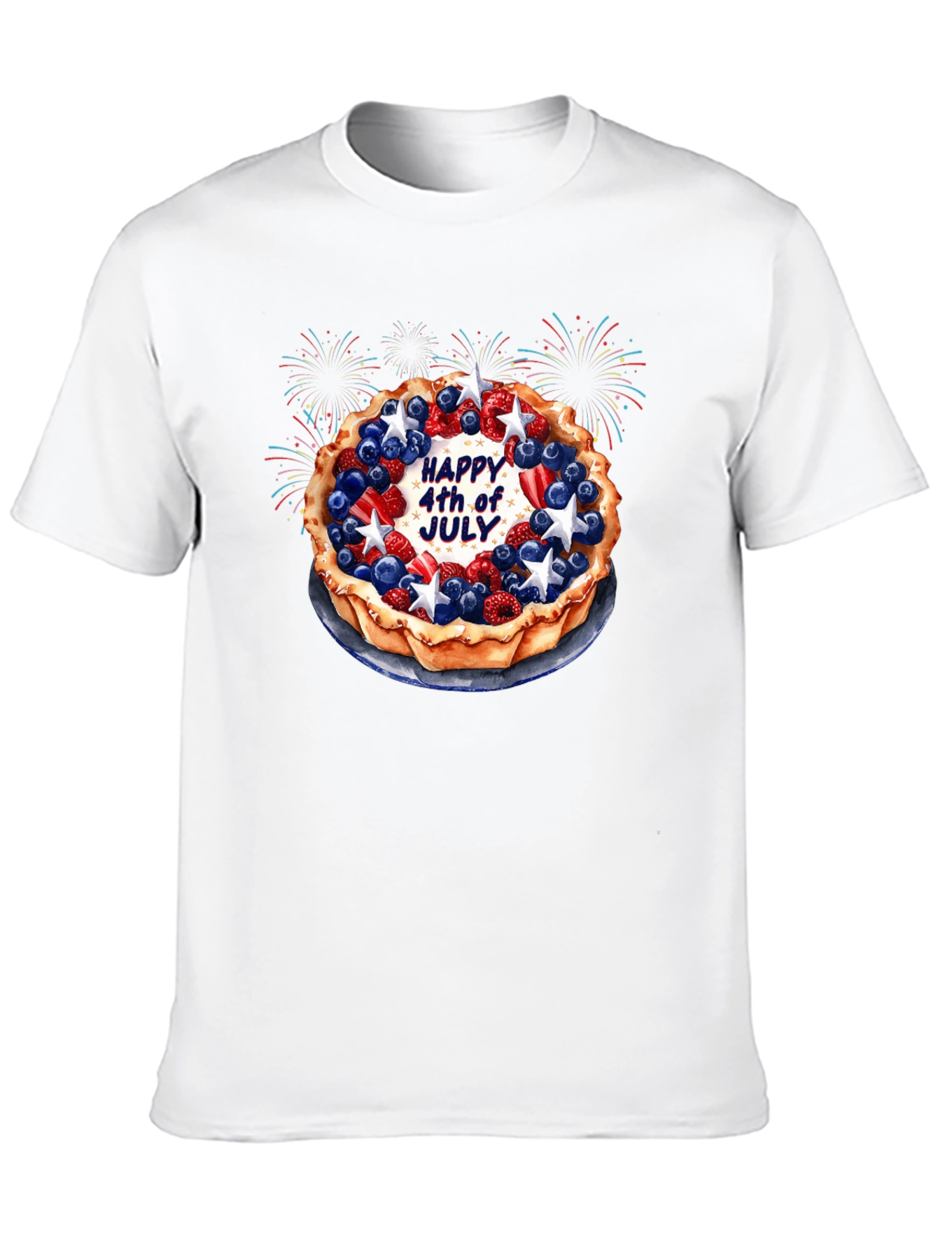 Patriotic Pie T-Shirt - Happy 4th of July