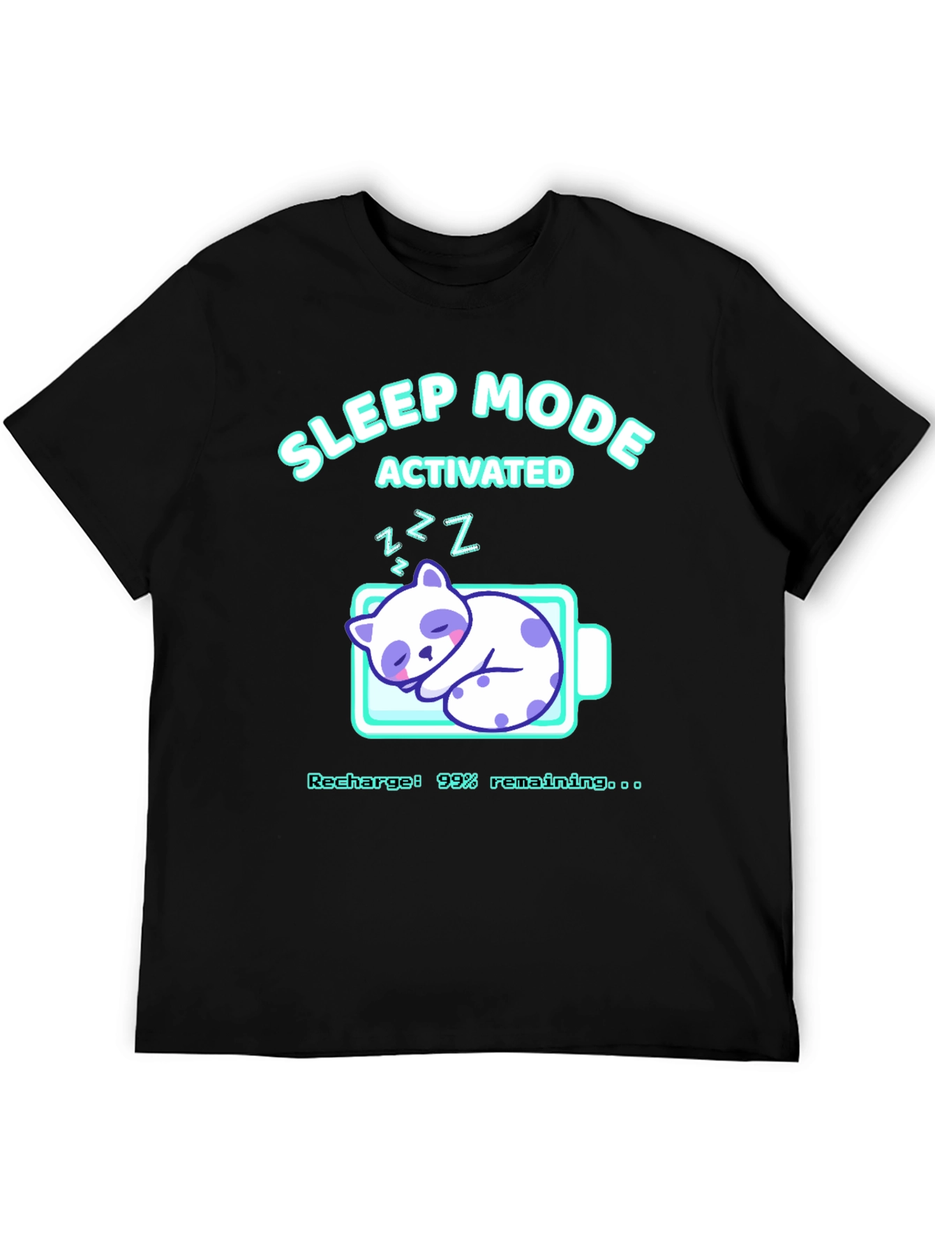 Sleep Mode Activated Graphic T-Shirt
