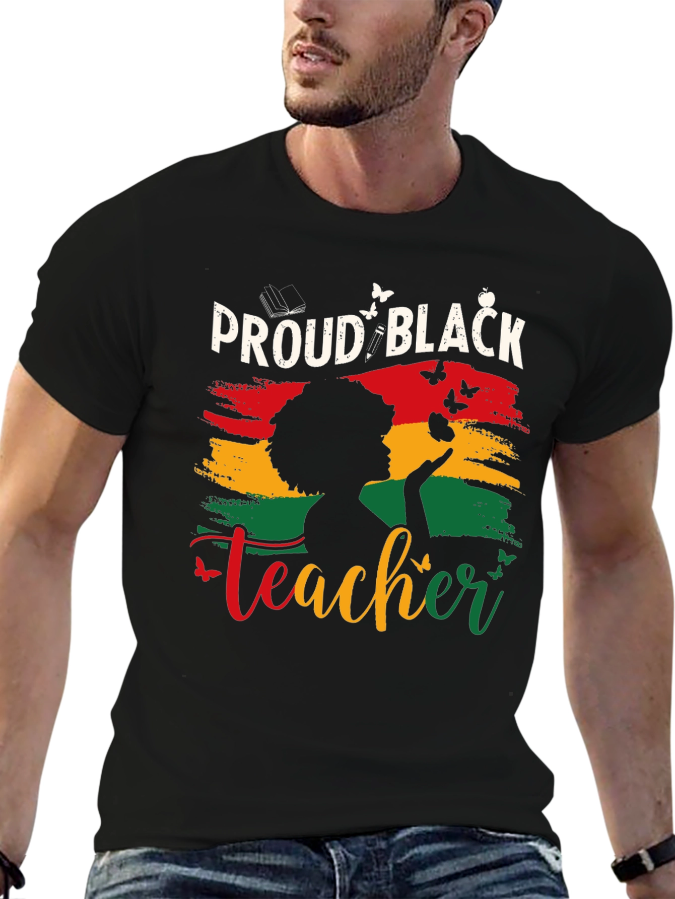 Proud Black Teacher Graphic Tee