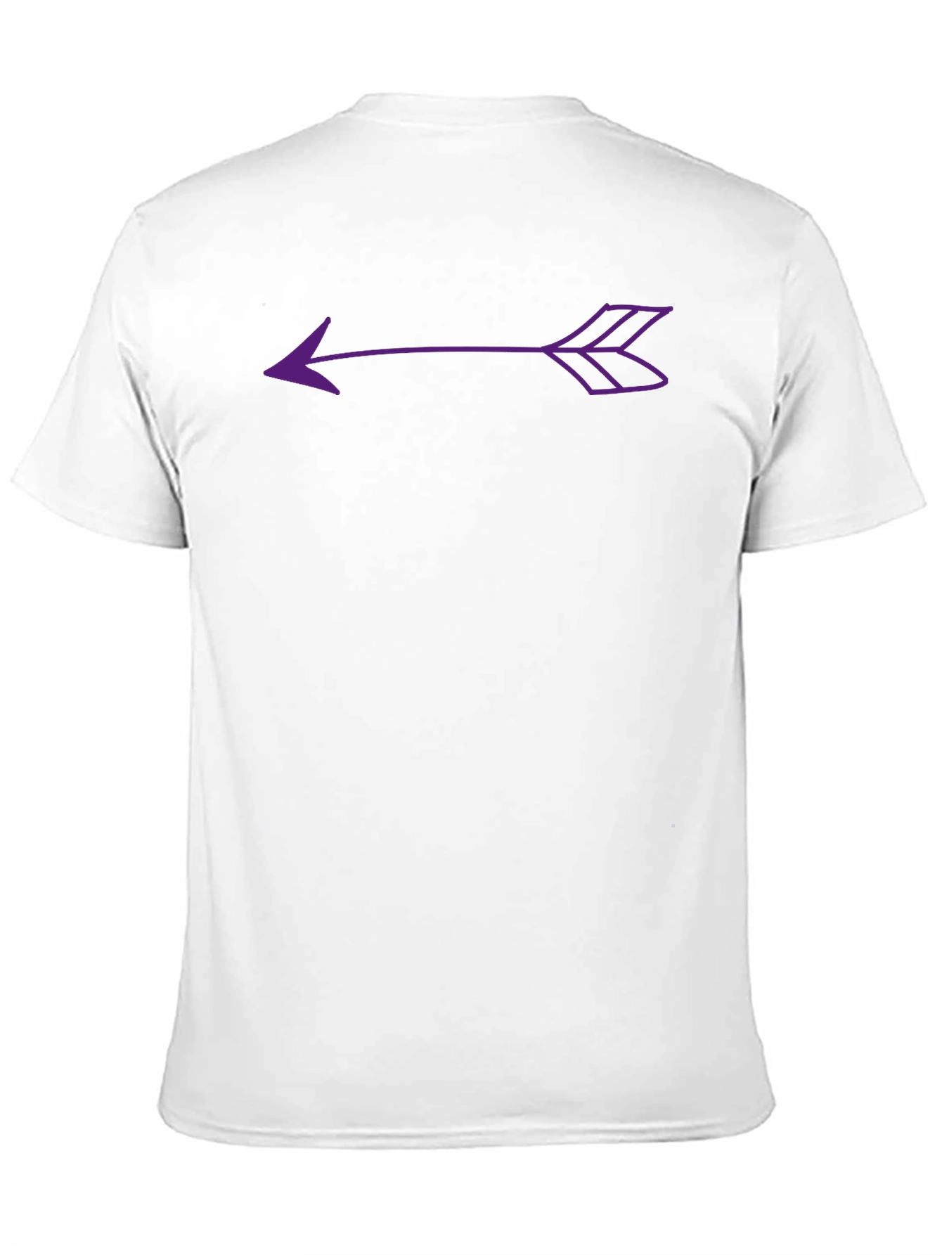Arrow Graphic Tee - Black Casual T-Shirt