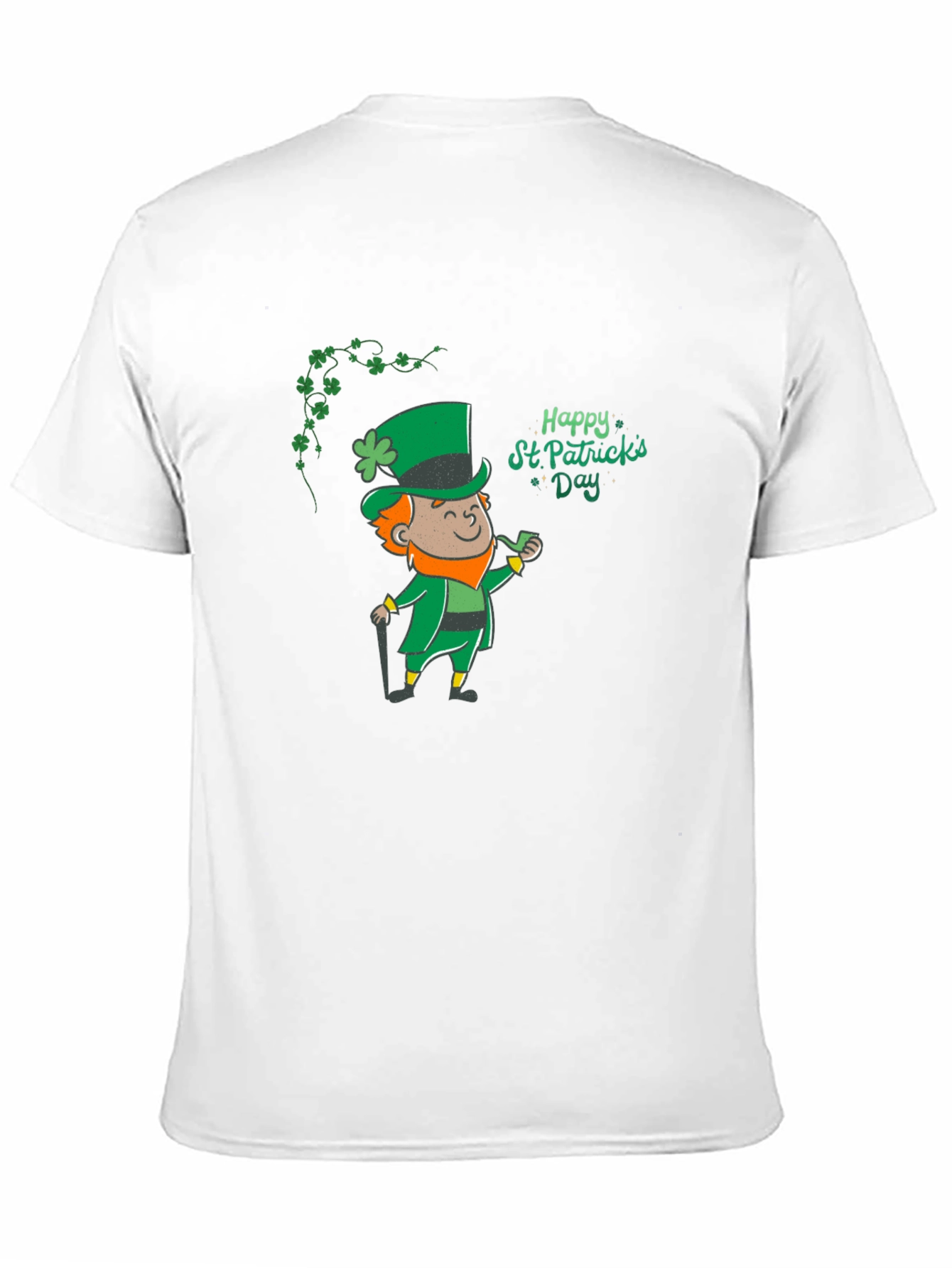 St. Patricks Day Leprechaun Black T-Shirt