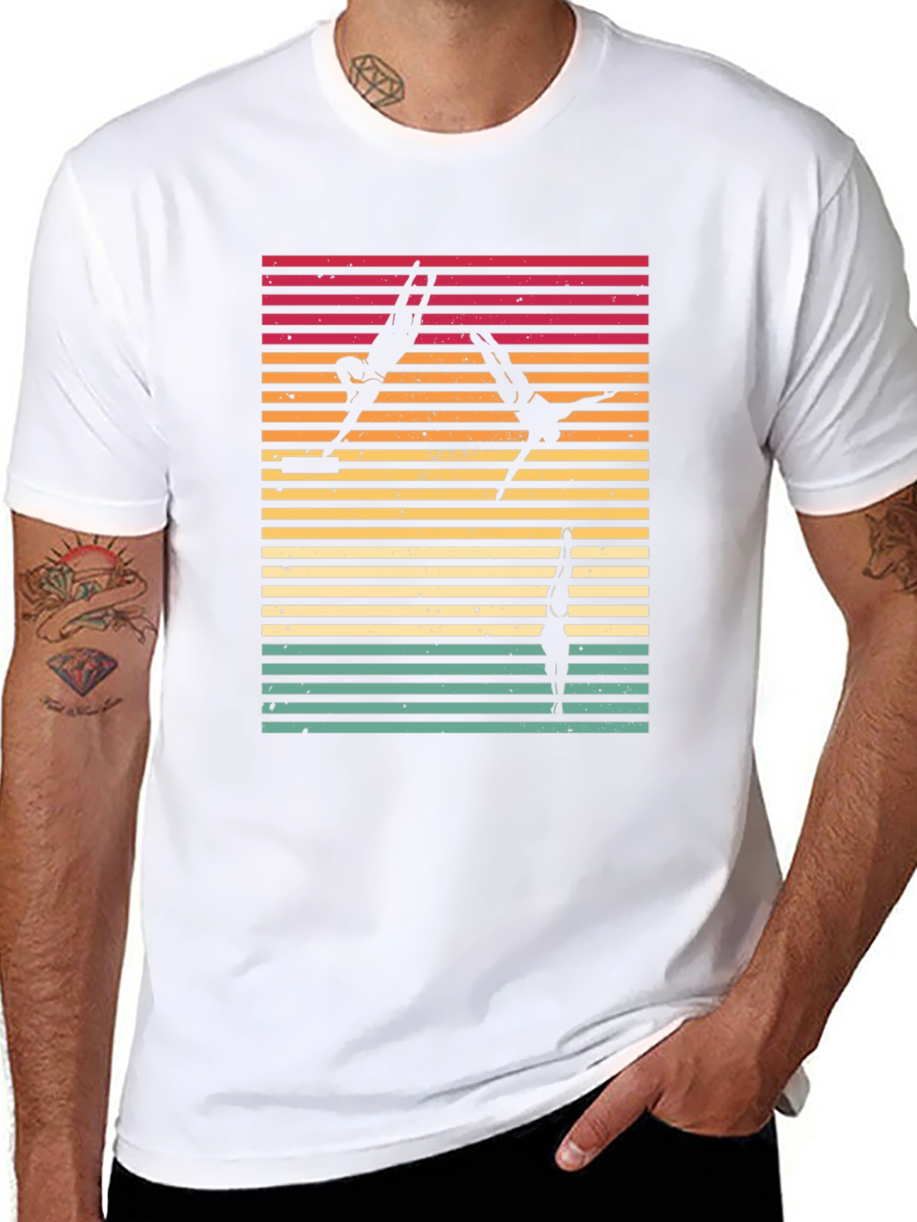 Retro Diving T-Shirt - Black