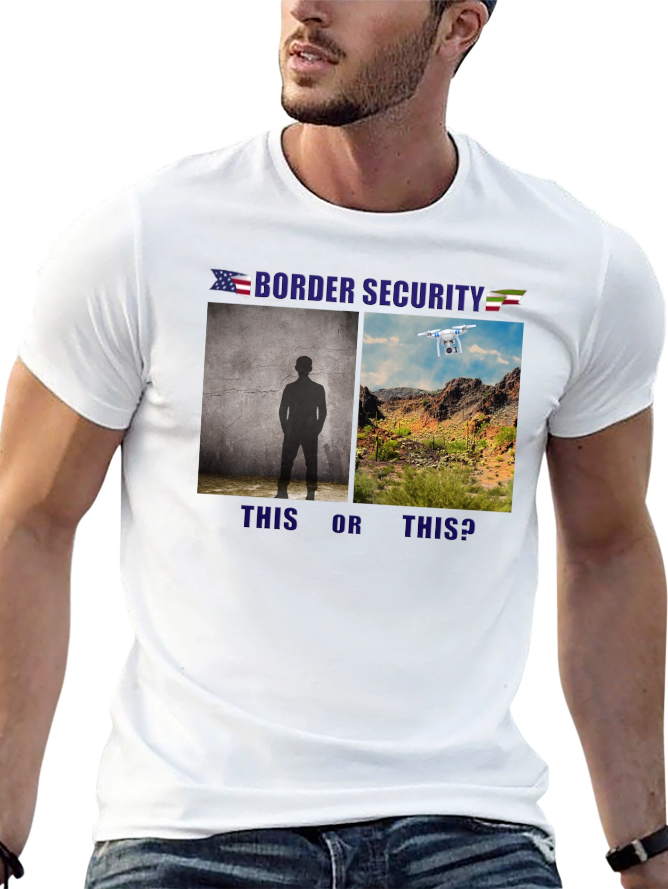 Border Security T-Shirt - Surveillance Tech