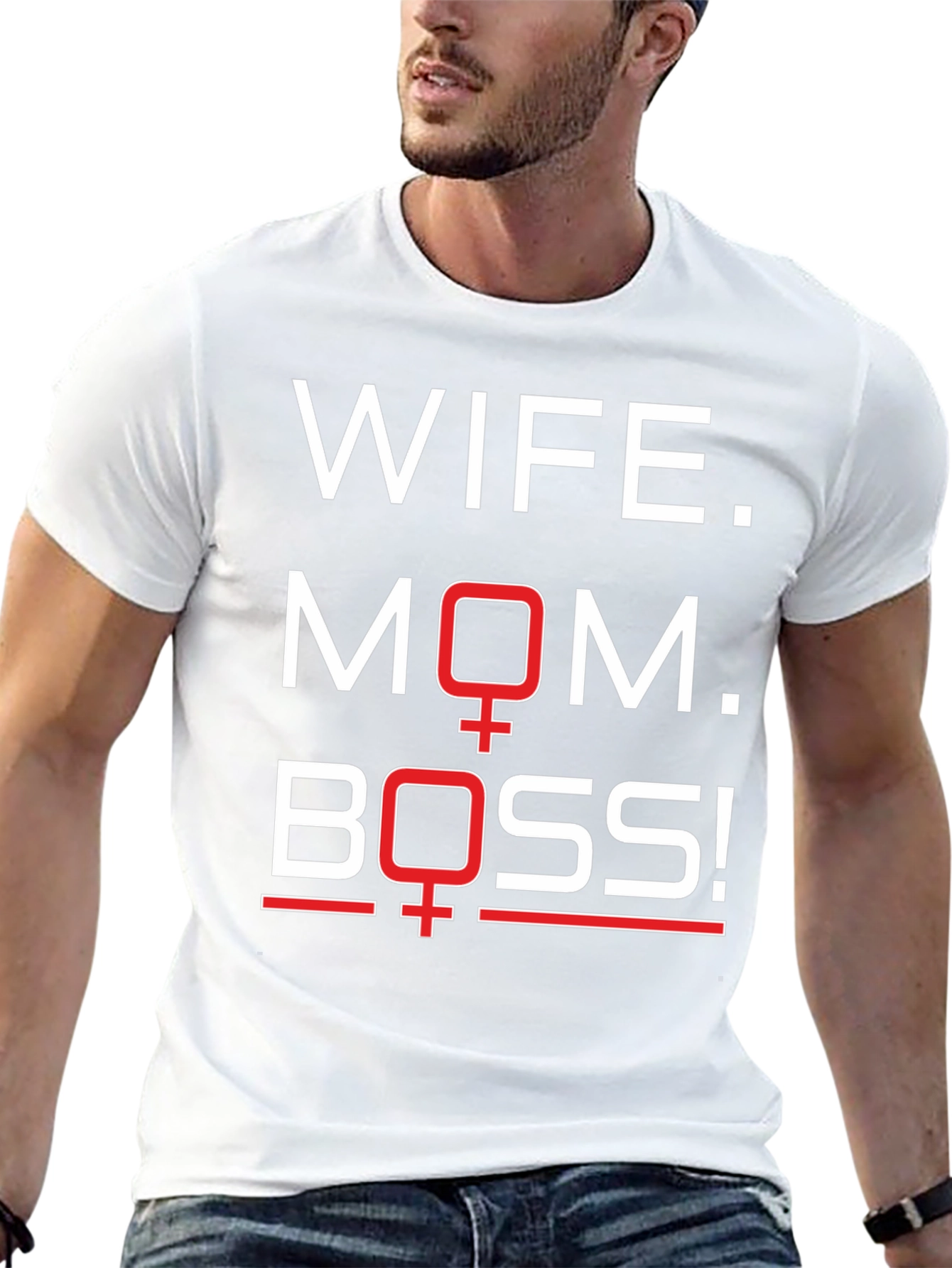 Wife Mom Boss T-Shirt - Empowering Womens Tee