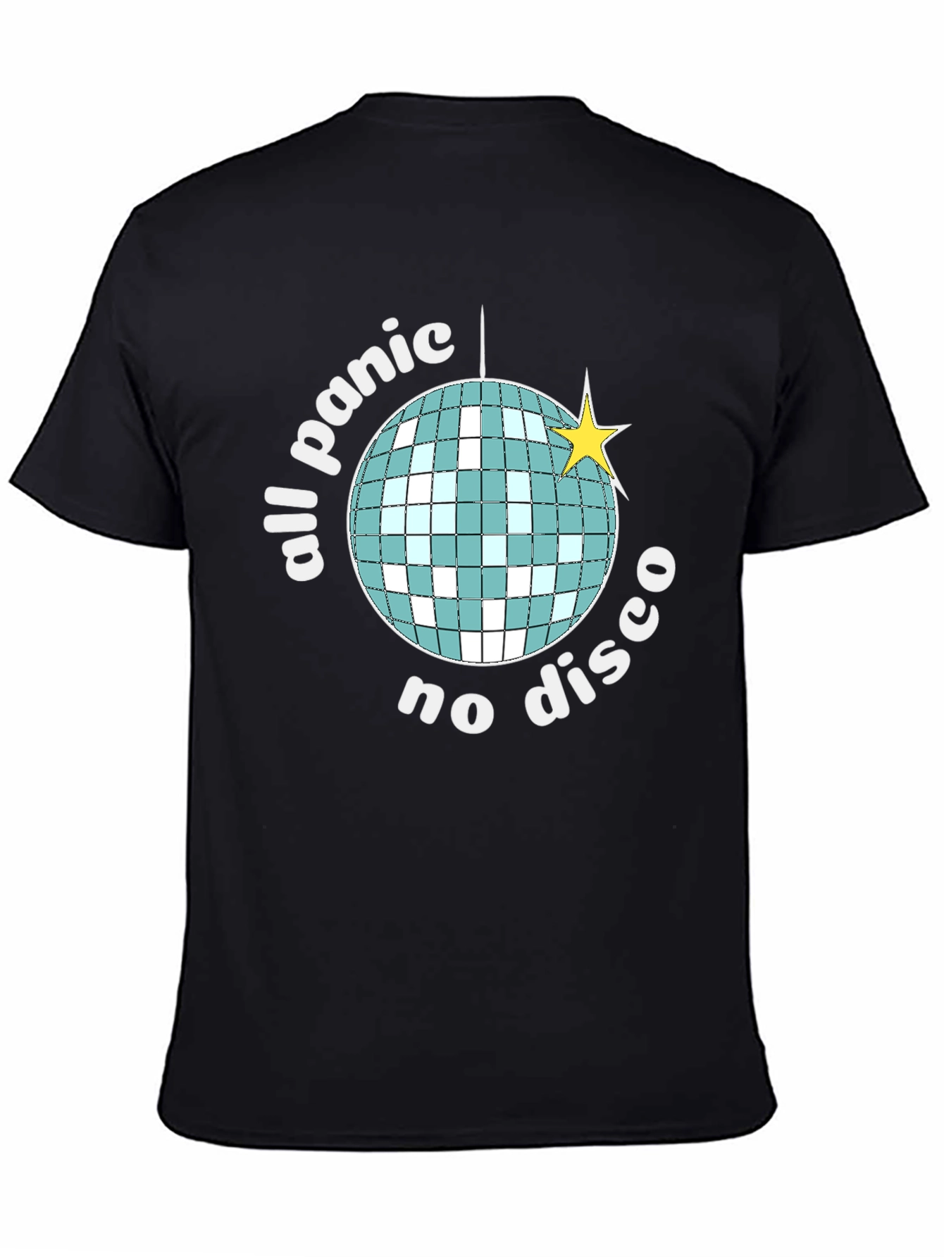 All Panic No Disco Black T-Shirt