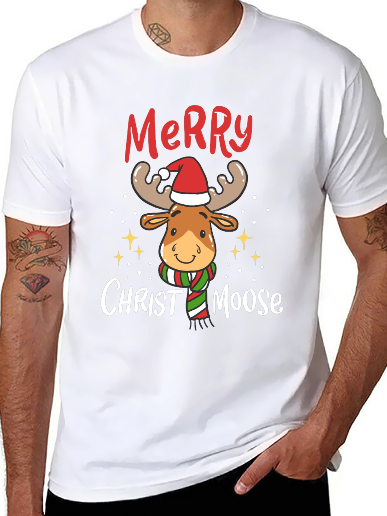 Merry ChristMoose Christmas T-Shirt