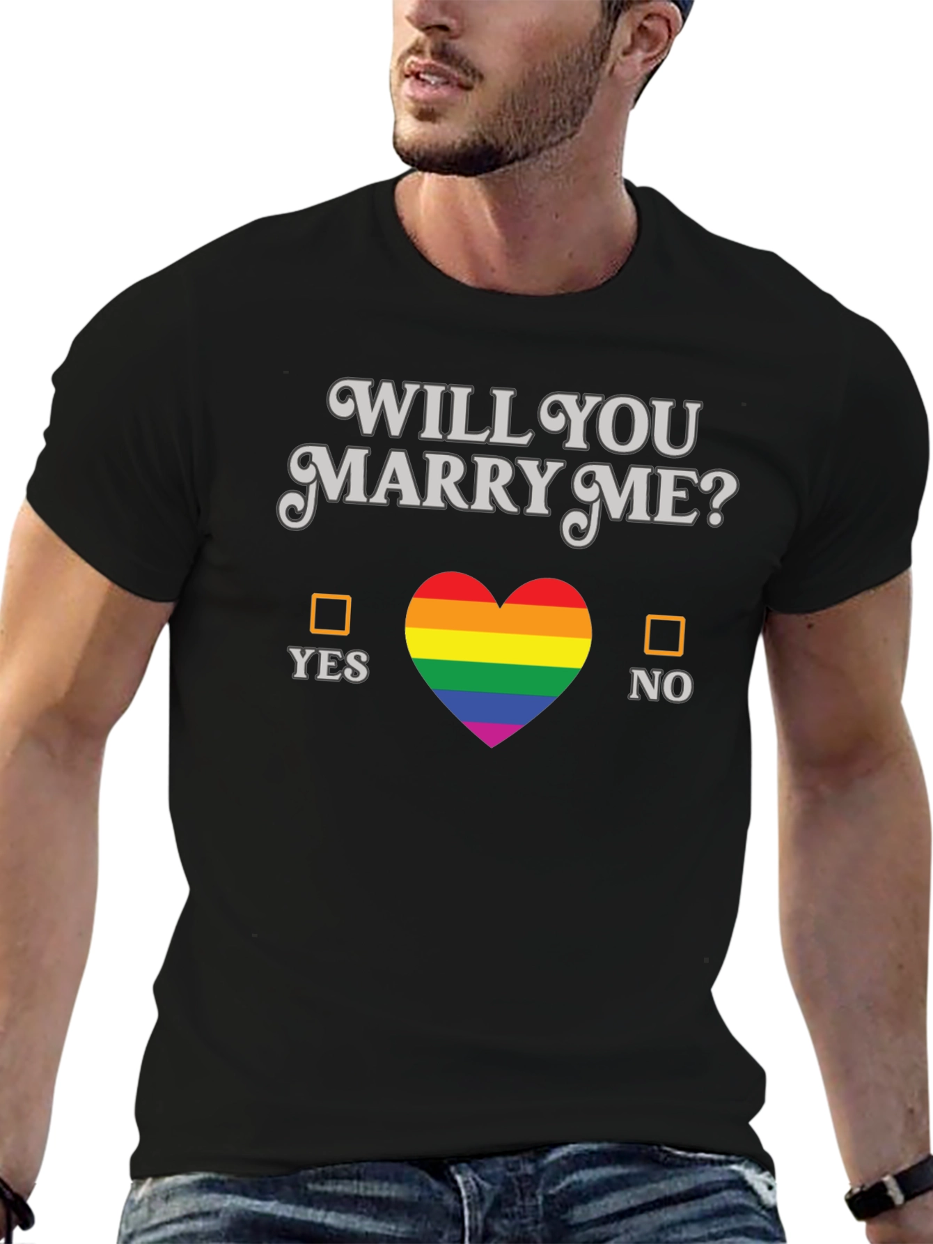 Will You Marry Me? LGBTQ+ Proposal T-Shirt