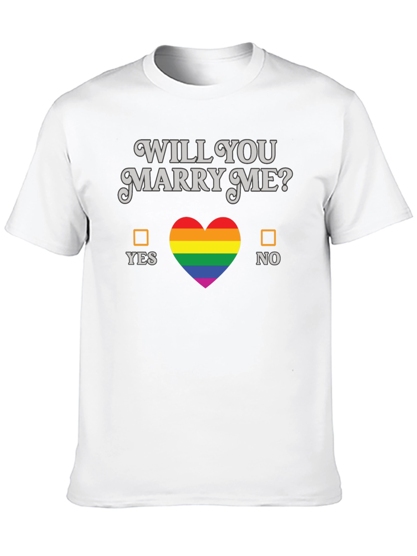 Will You Marry Me? LGBTQ+ Proposal T-Shirt