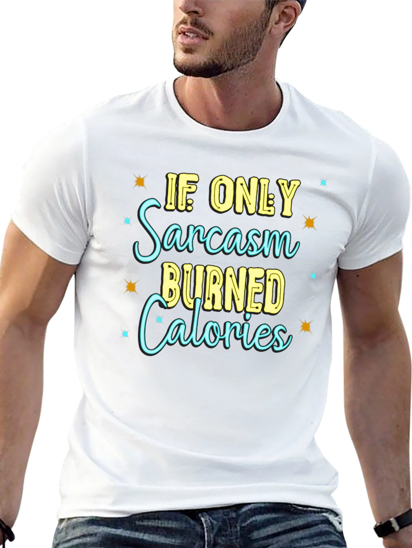 Sarcasm Calories Burned T-Shirt - Funny Graphic Tee