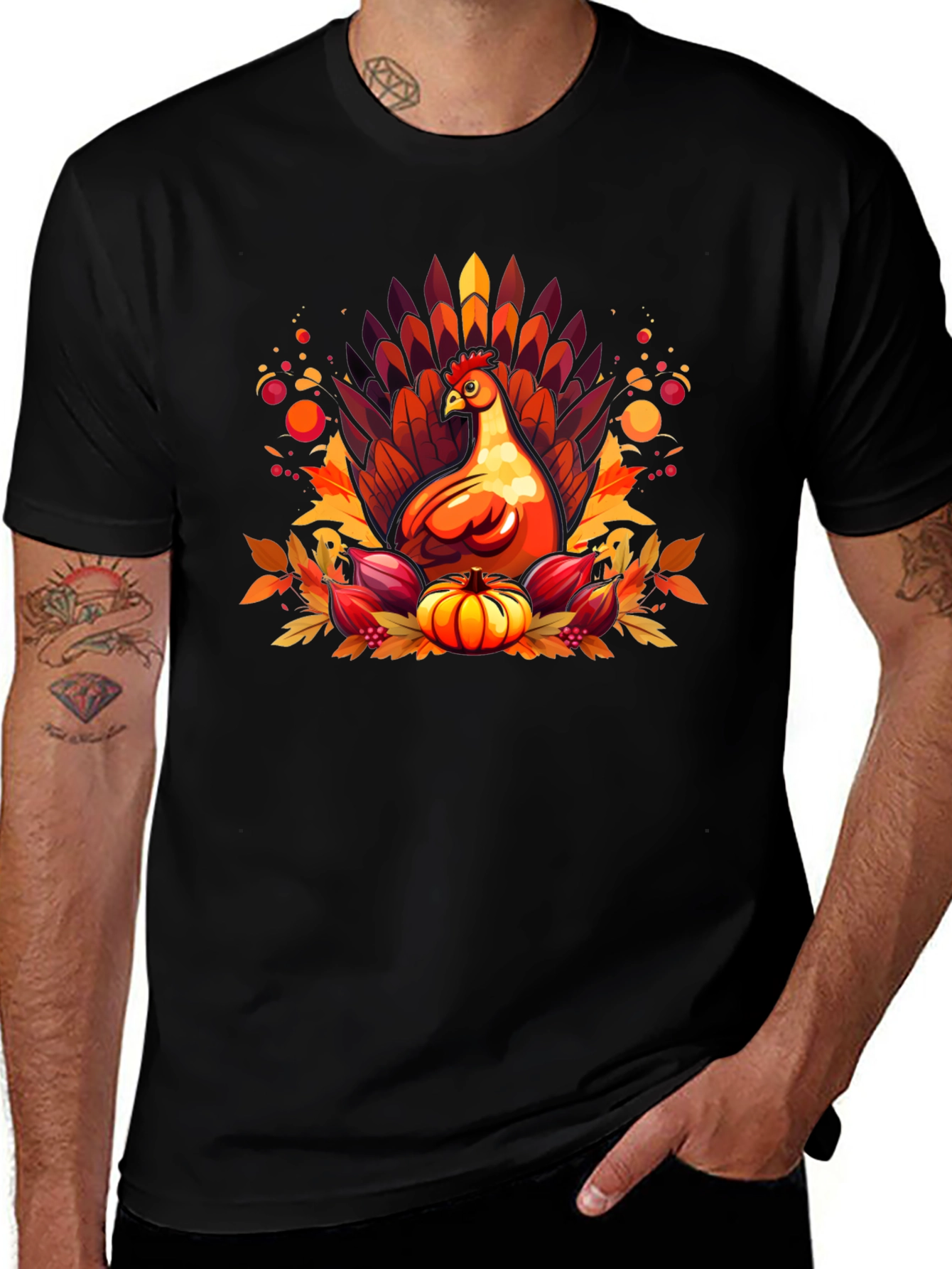 Thanksgiving Turkey Graphic Tee
