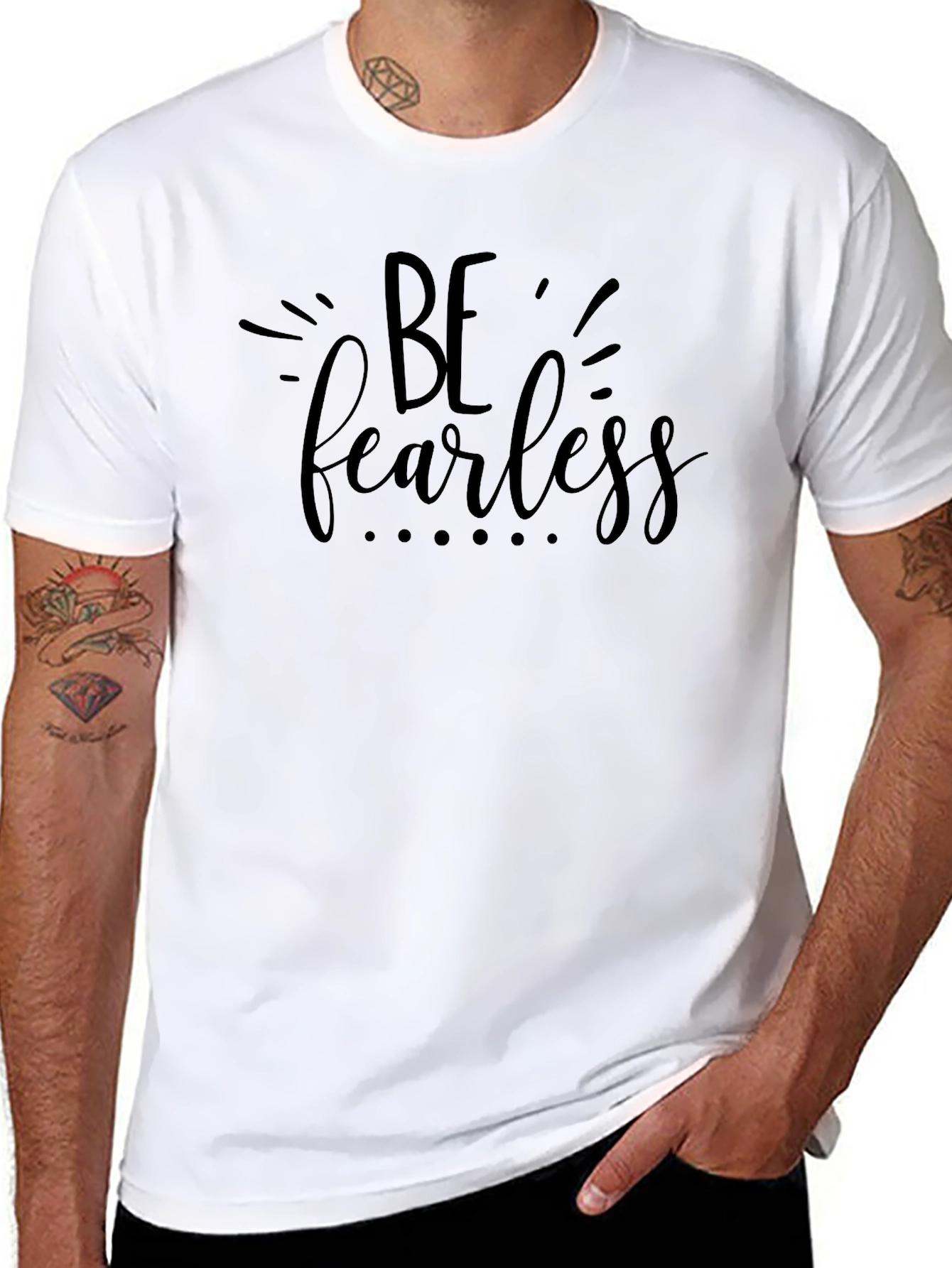 Be Fearless Black T-Shirt