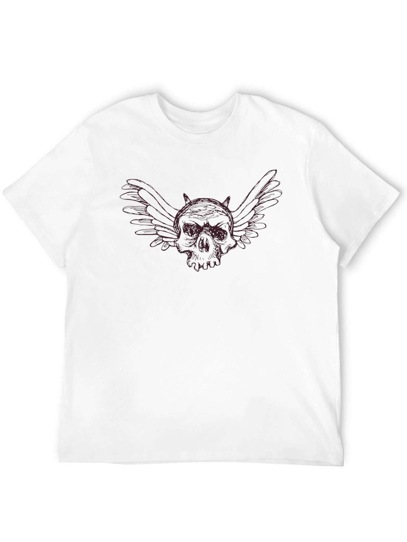 Skull Winged T-Shirt - Dark Aesthetic Tee