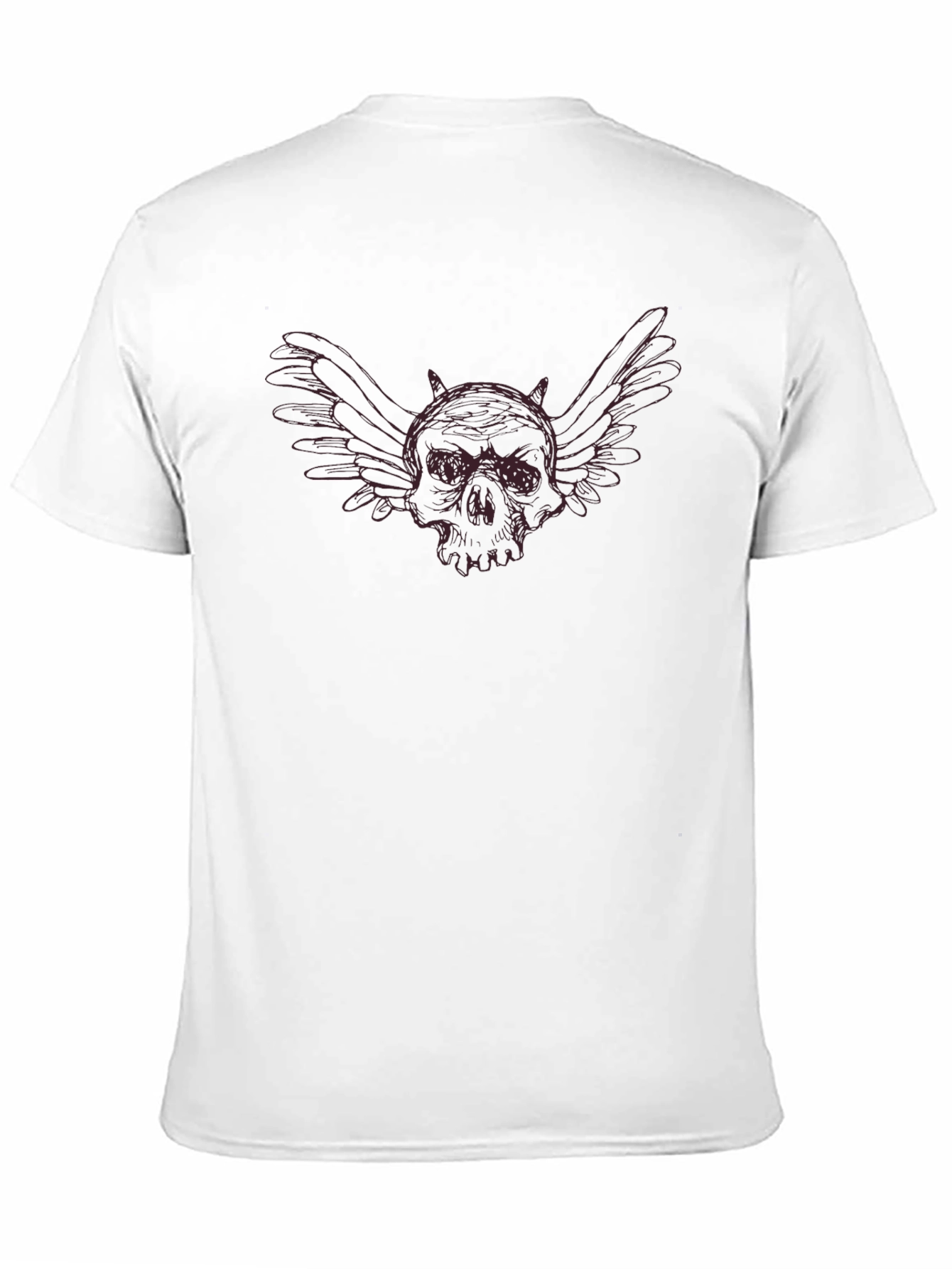 Skull Winged T-Shirt - Dark Aesthetic Tee