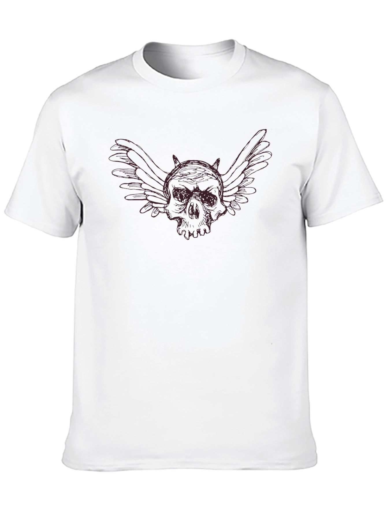 Skull Winged T-Shirt - Dark Aesthetic Tee
