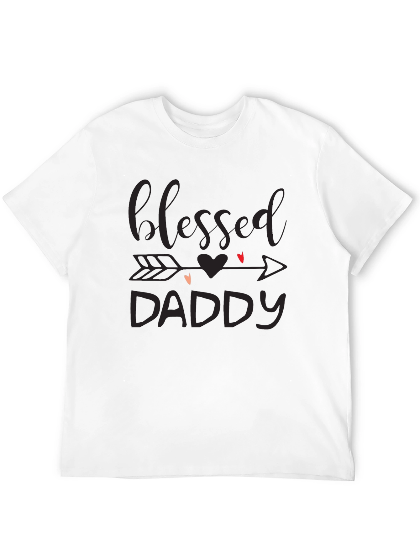 Blessed Daddy Graphic Tee - Black T-Shirt