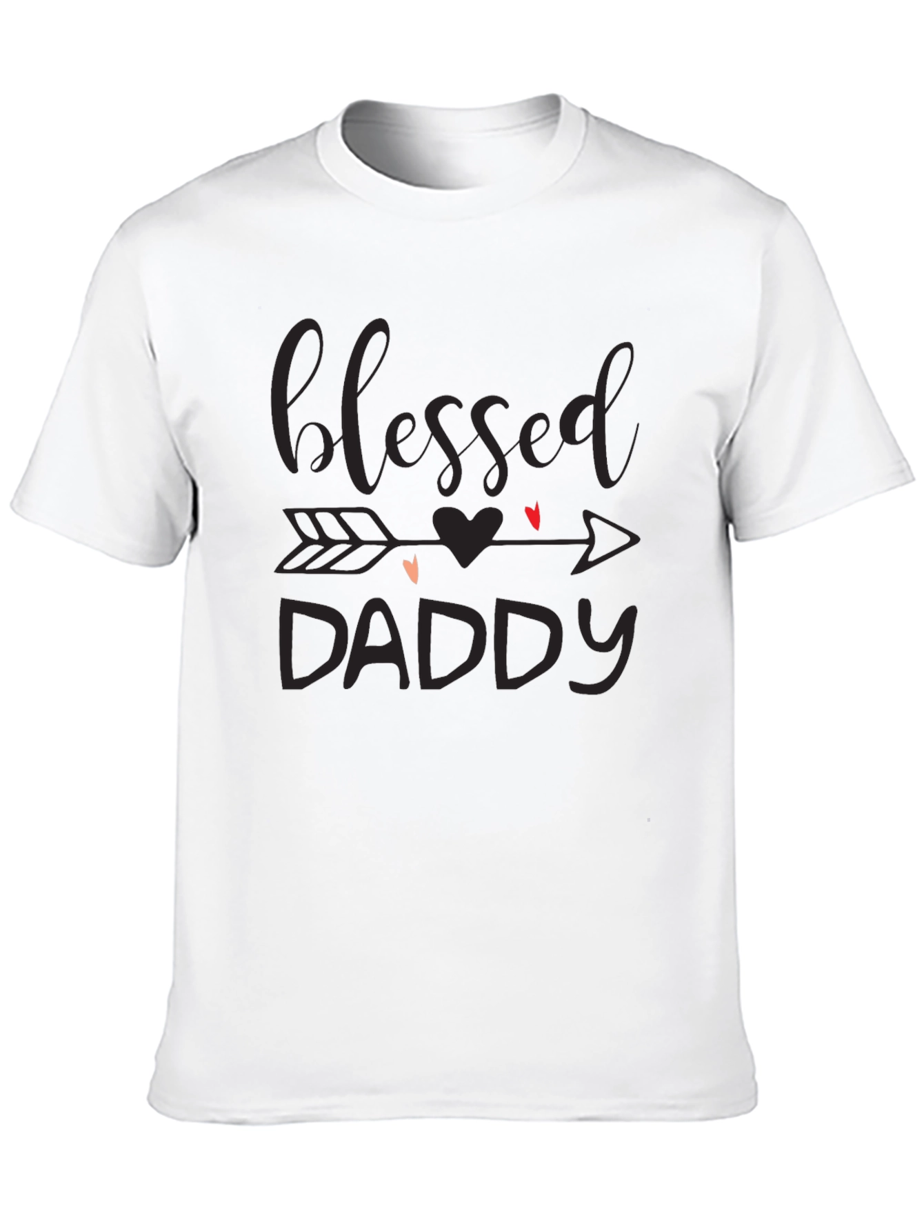 Blessed Daddy Graphic Tee - Black T-Shirt