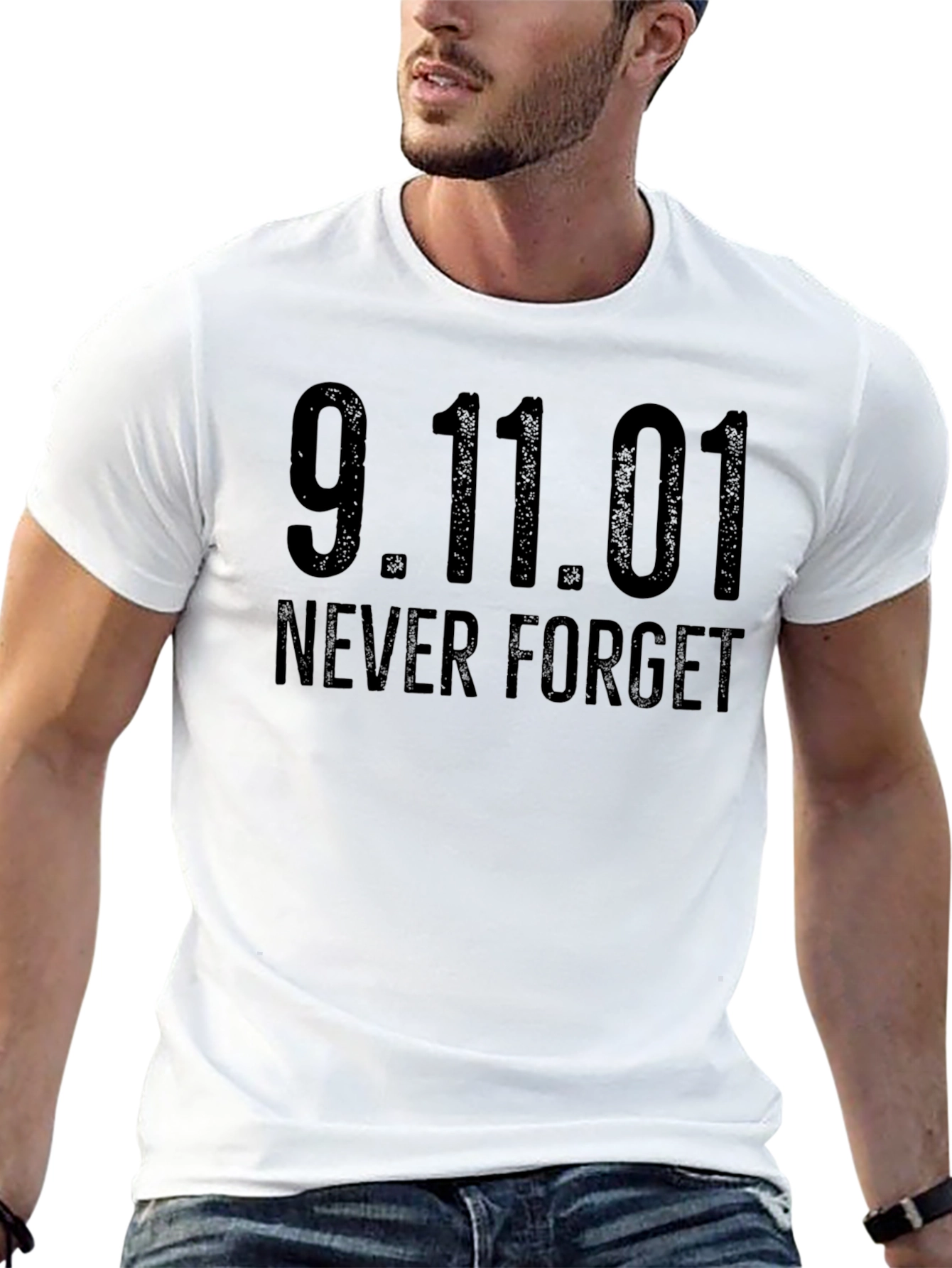 9/11 Never Forget Black T-Shirt