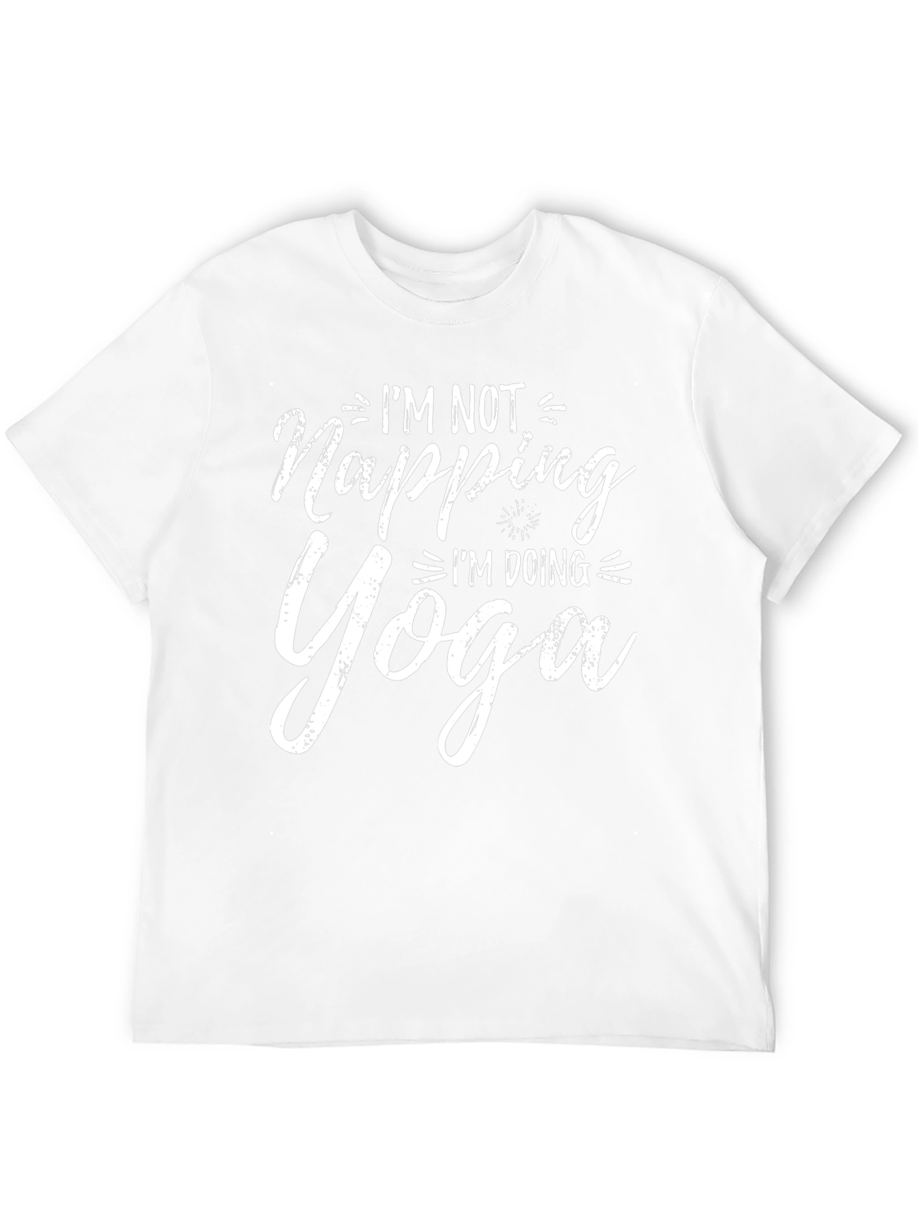 Funny Yoga T-Shirt - Im Not Napping