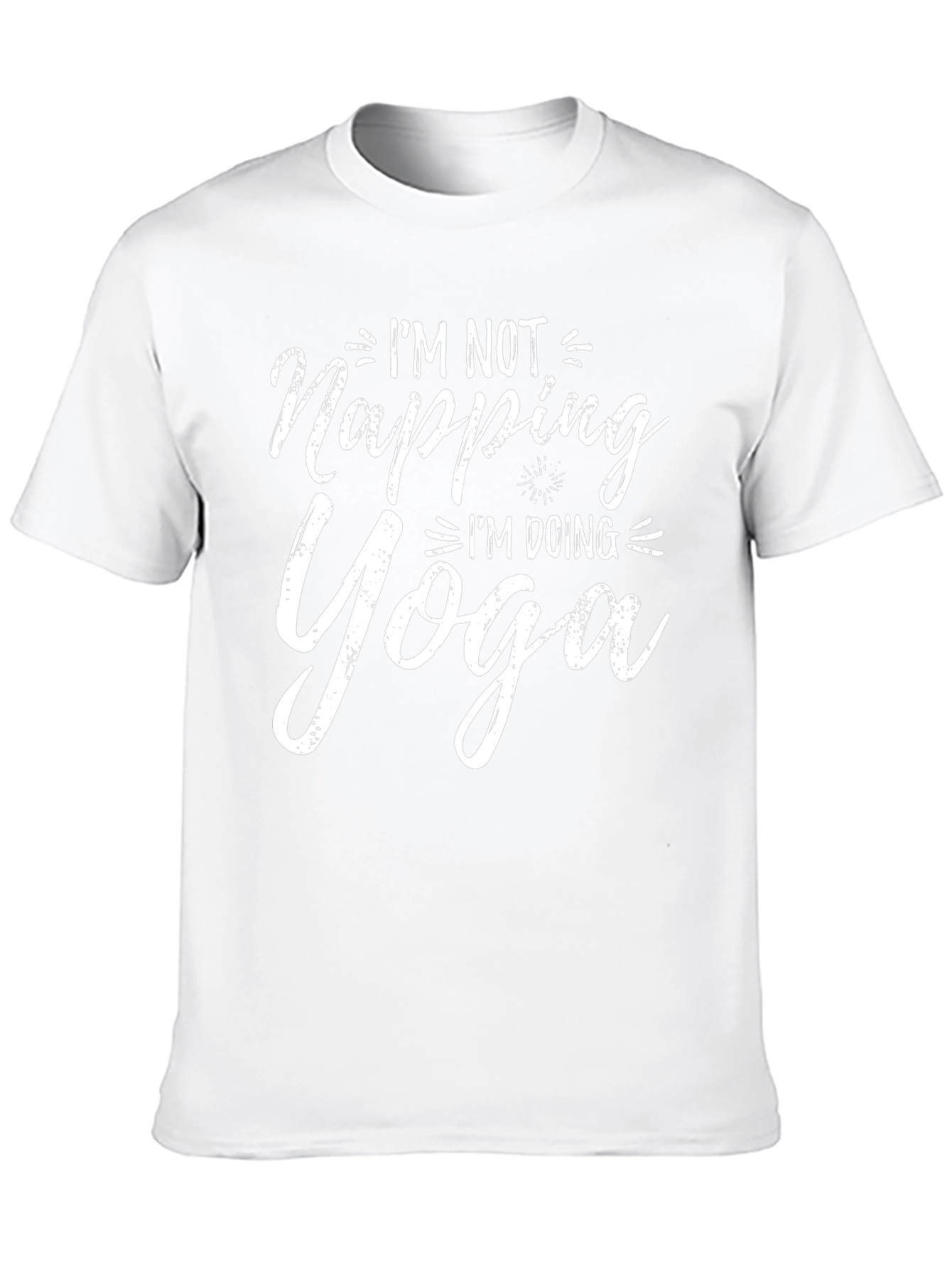 Funny Yoga T-Shirt - Im Not Napping