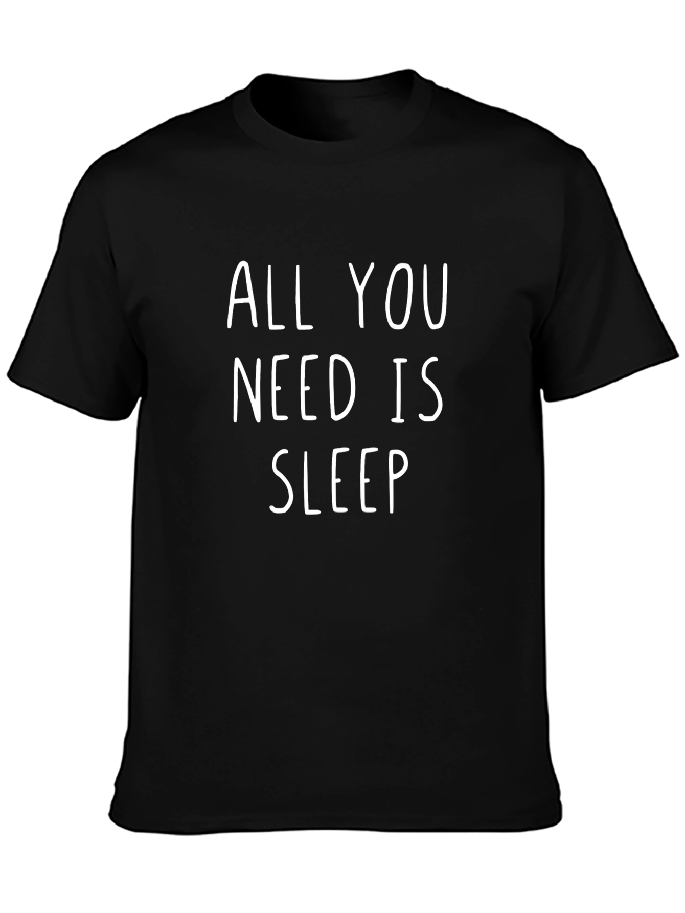 All You Need Is Sleep Black Graphic Tee