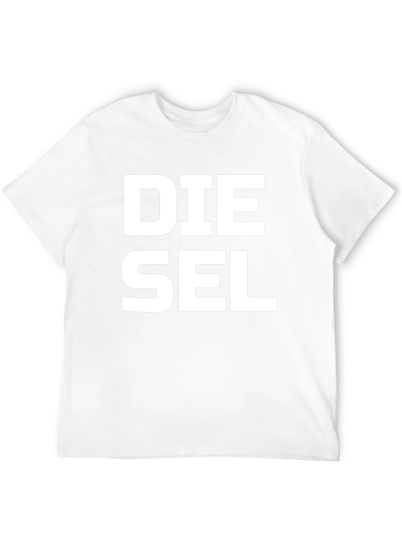 Diesel Graphic Tee - Bold White Logo