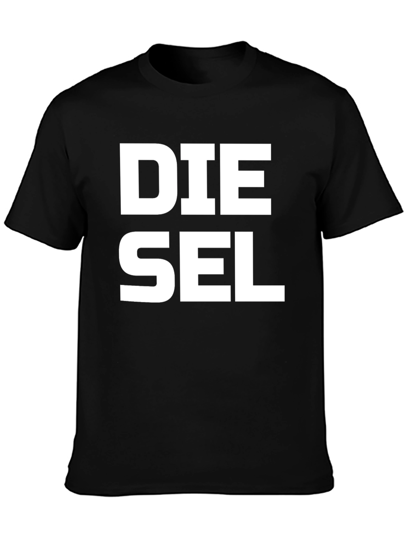 Diesel Graphic Tee - Bold White Logo