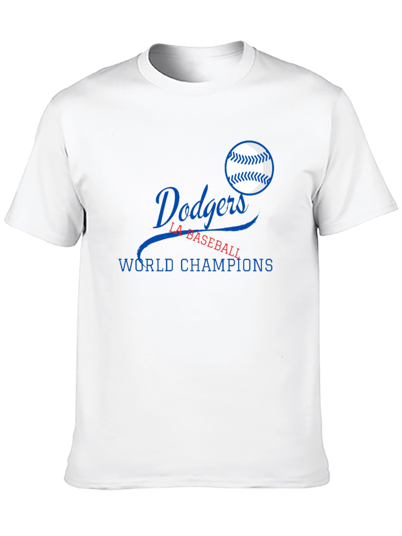 Dodgers Baseball World Champions Black T-Shirt