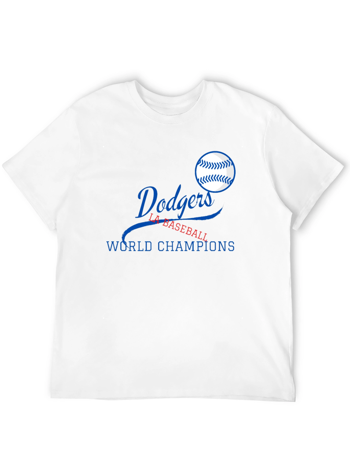 Dodgers Baseball World Champions Black T-Shirt