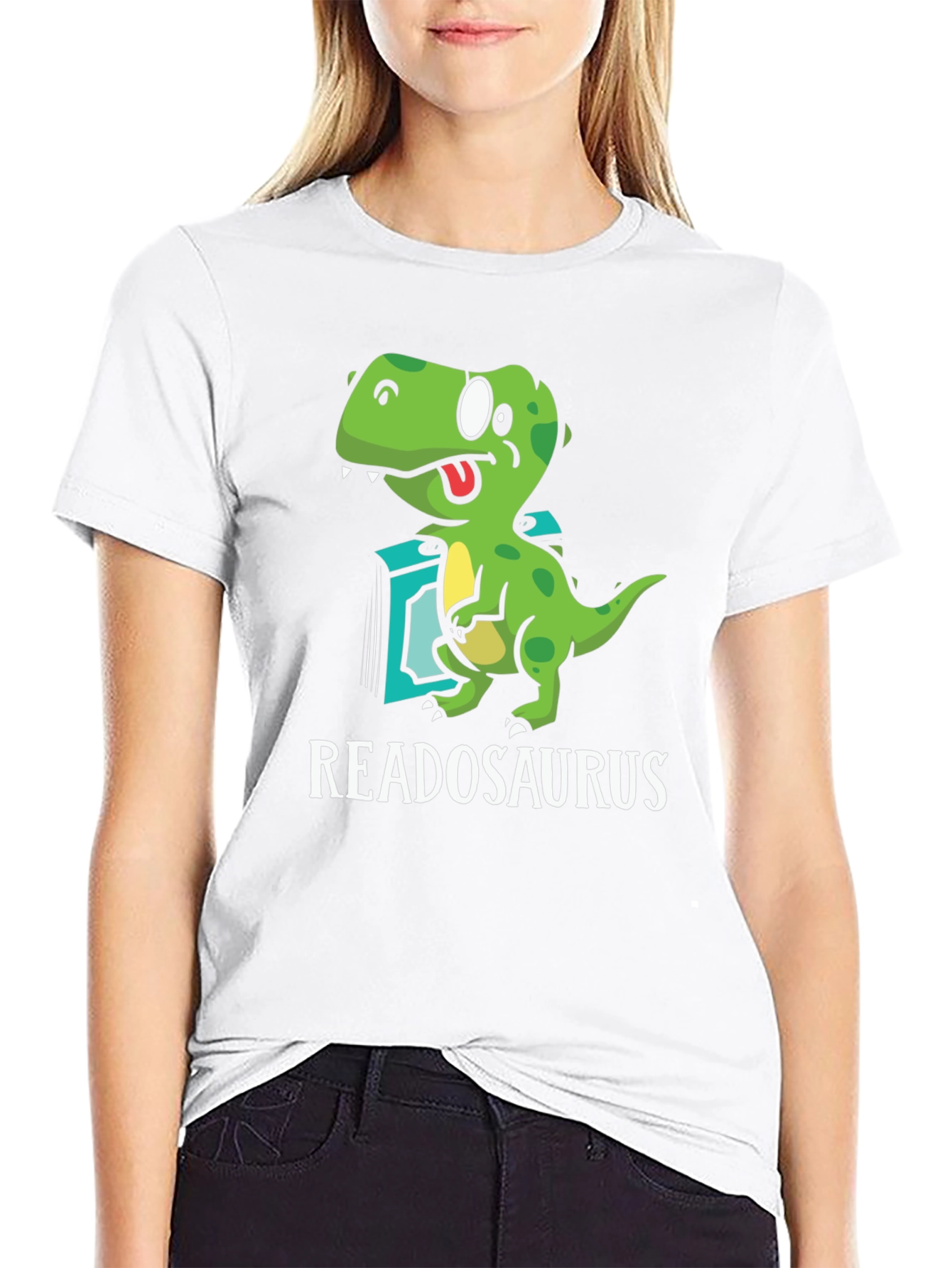 Readosaurus T-Shirt - Dinosaur Book Lover Tee