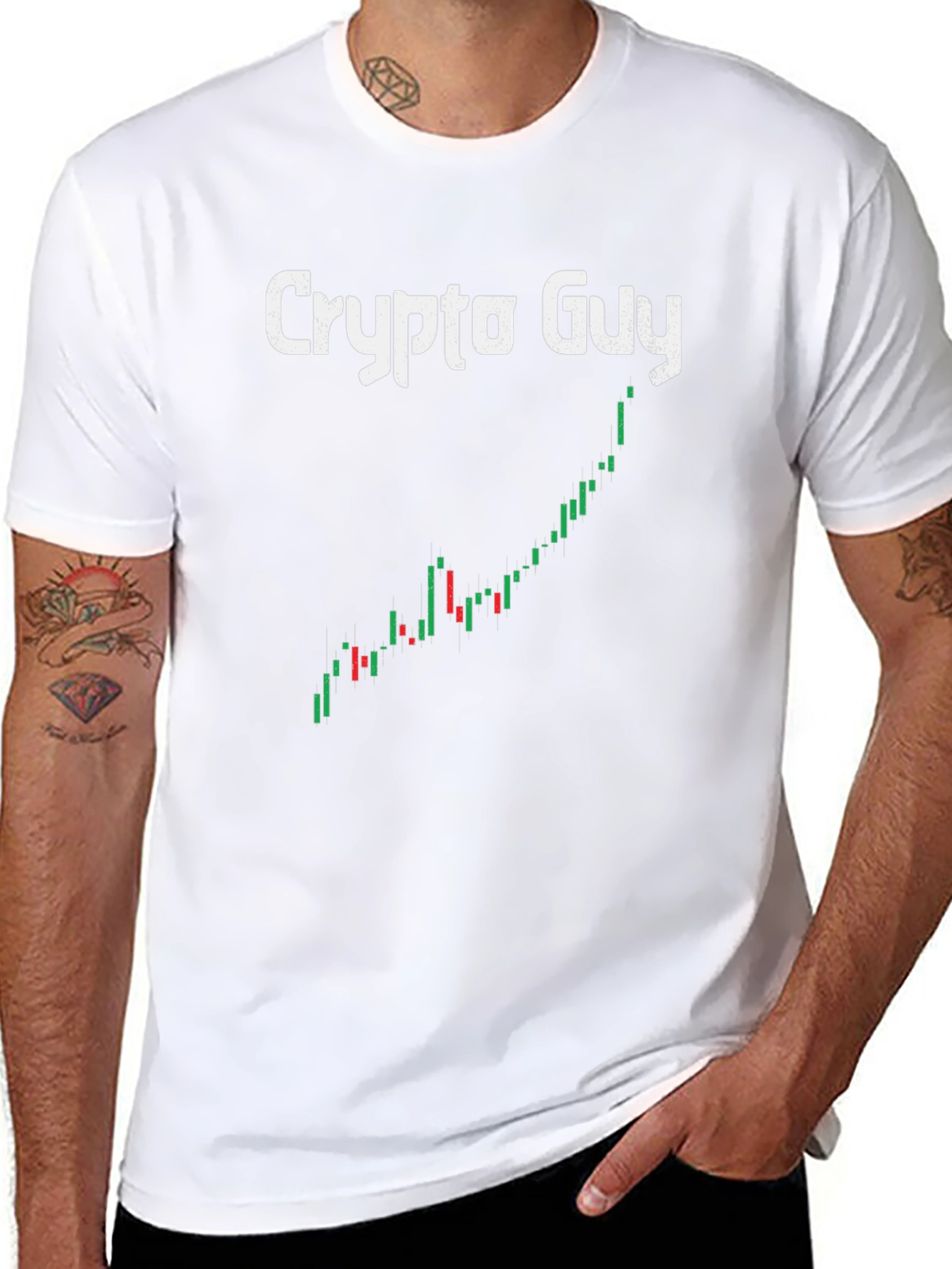 Crypto Guy Bitcoin Trading T-Shirt