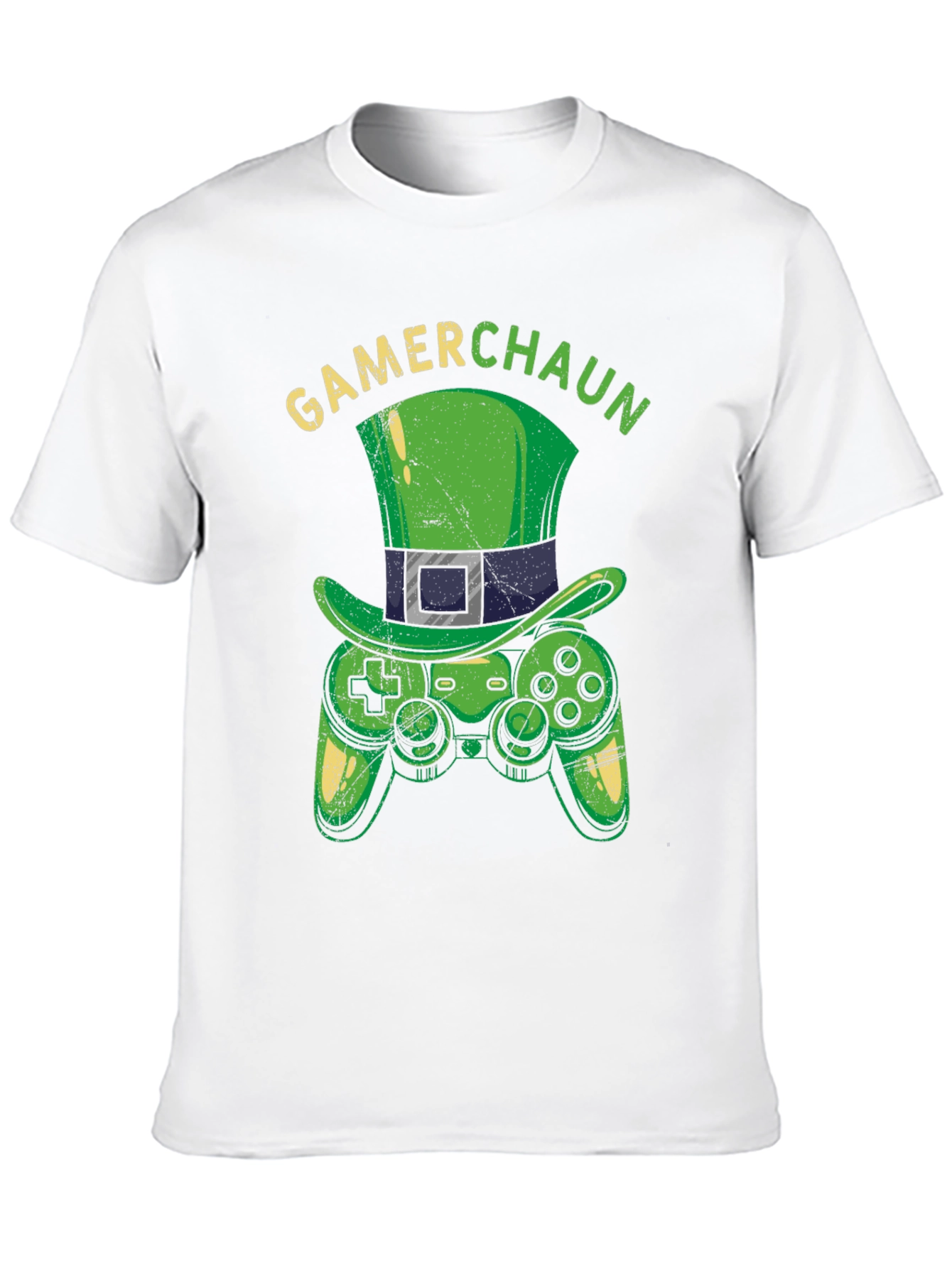 Gamer Leprechaun T-Shirt - St. Patricks Day Gaming