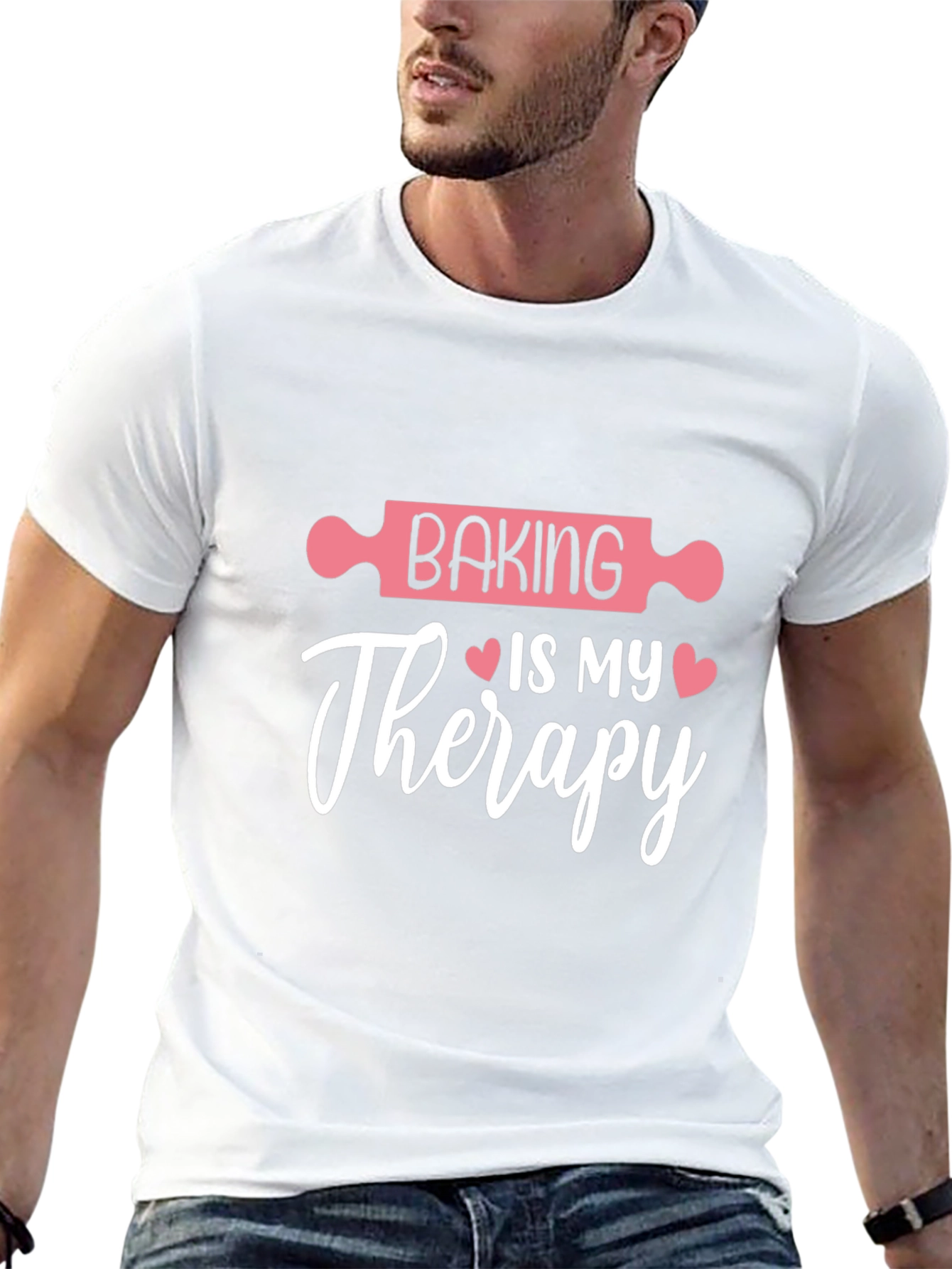 Baking is My Therapy T-Shirt - Baker Gift Tee