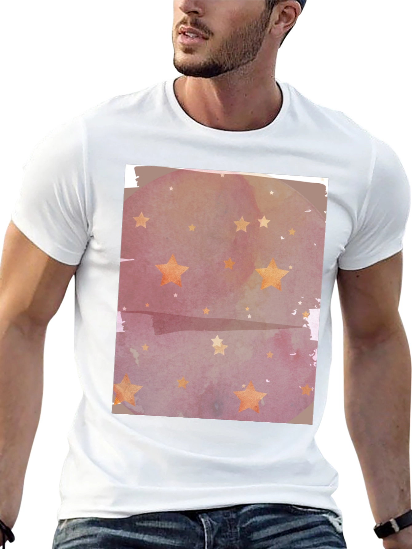Starry Night Watercolor Tee