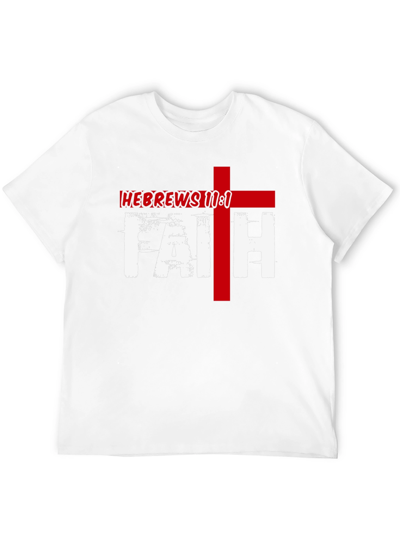 Faith Hebrews 11:1 Graphic Tee - Black Christian T-Shirt