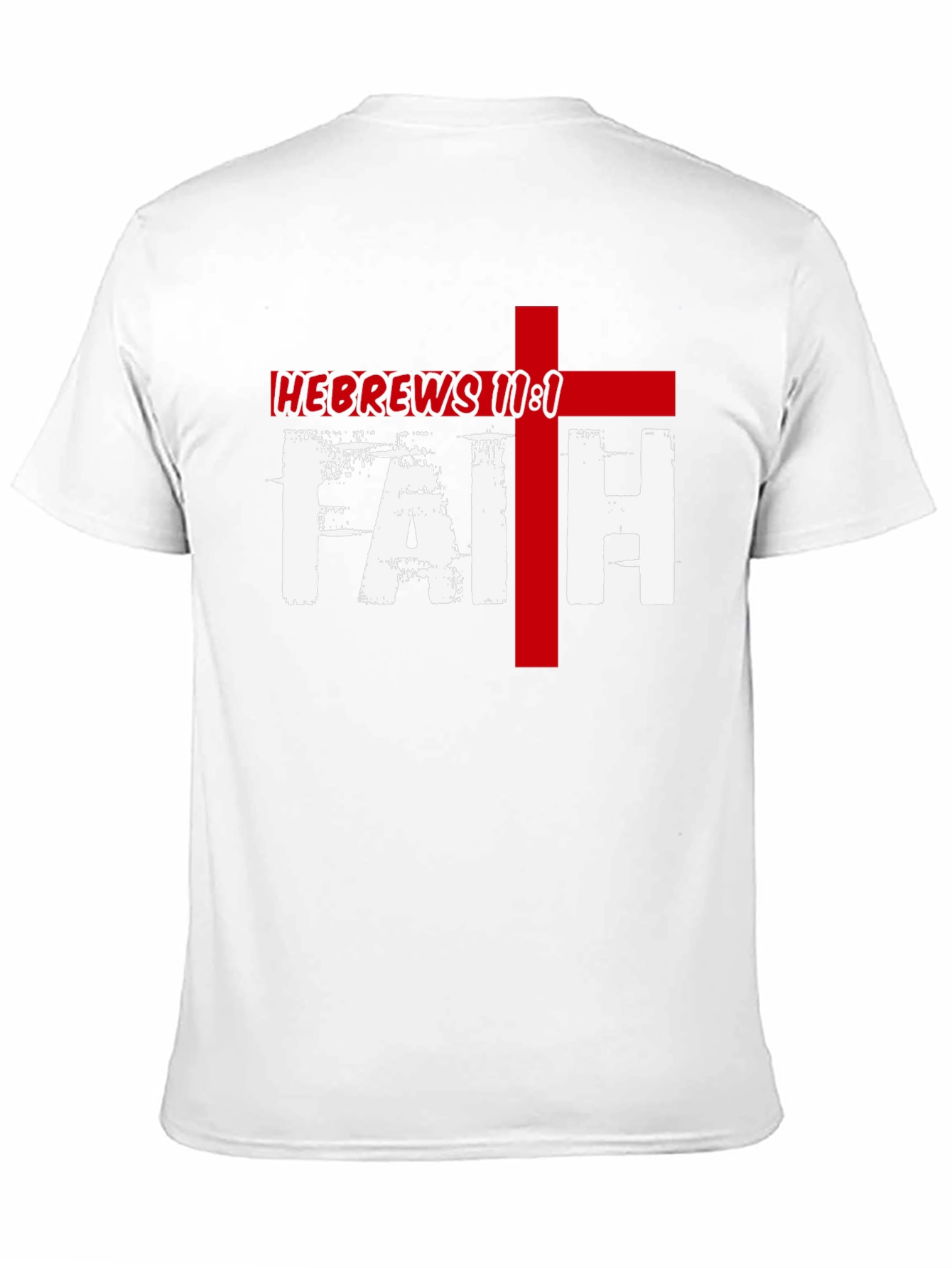 Faith Hebrews 11:1 Graphic Tee - Black Christian T-Shirt