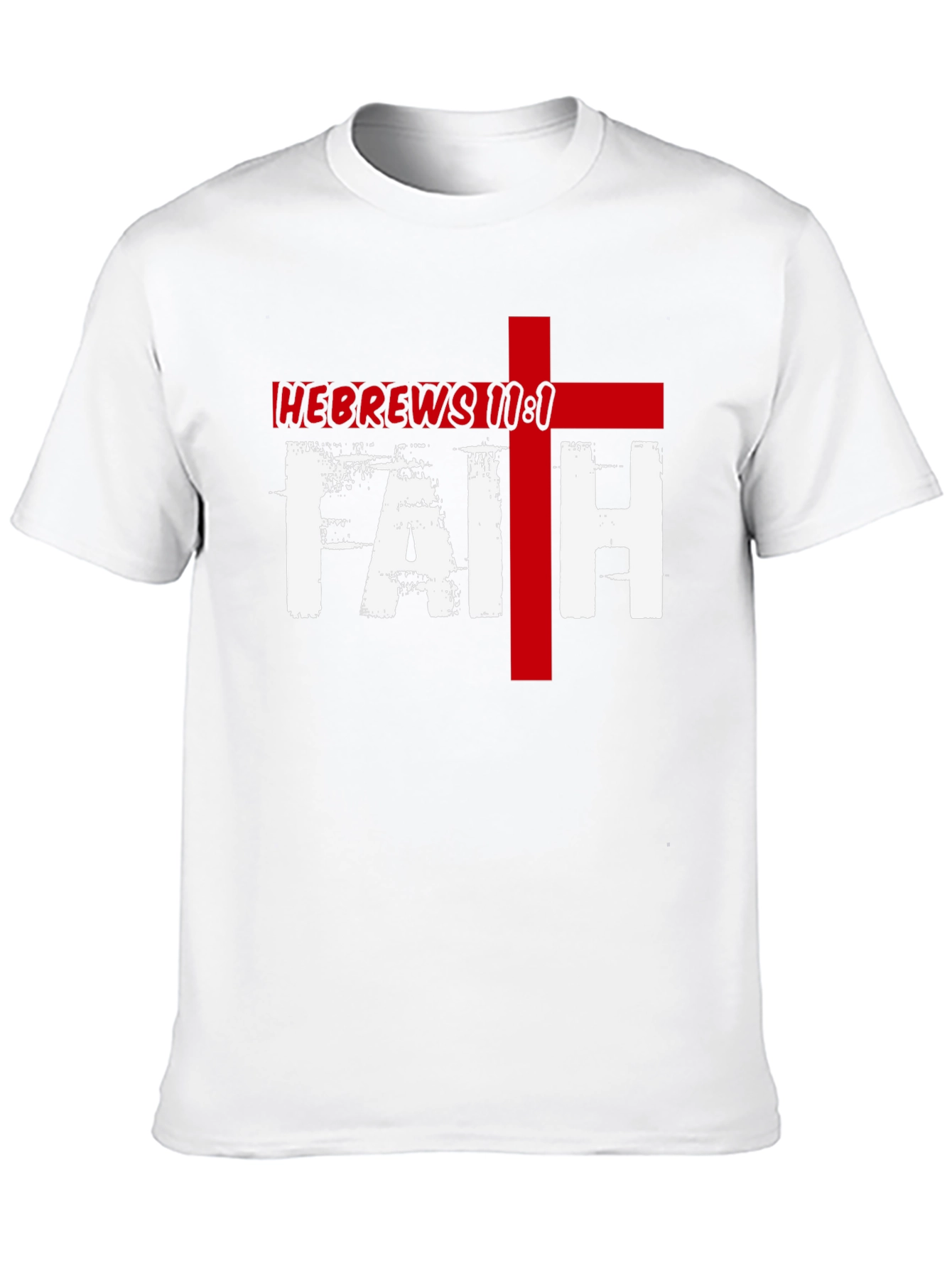 Faith Hebrews 11:1 Graphic Tee - Black Christian T-Shirt