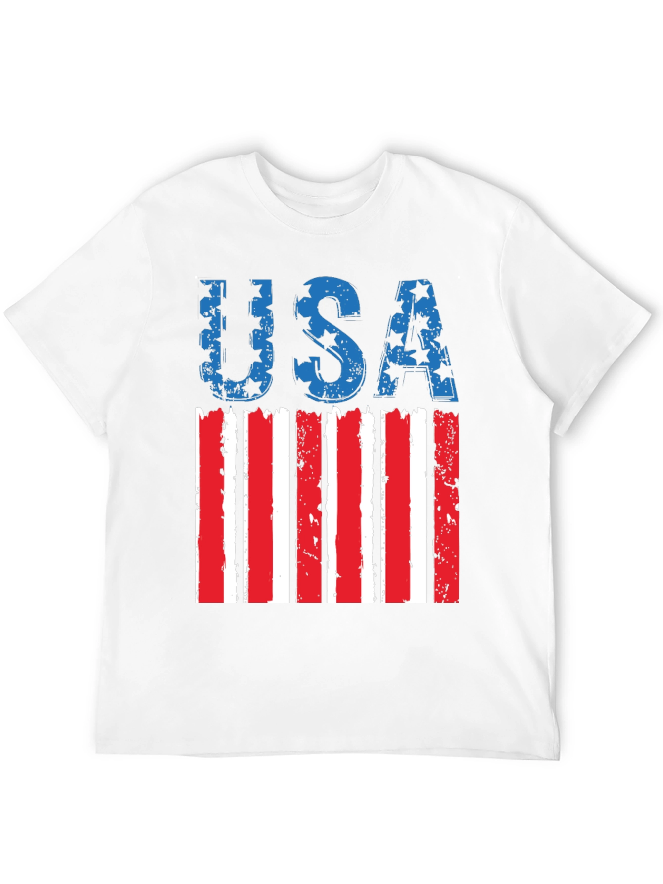 Patriotic USA Flag Graphic T-Shirt