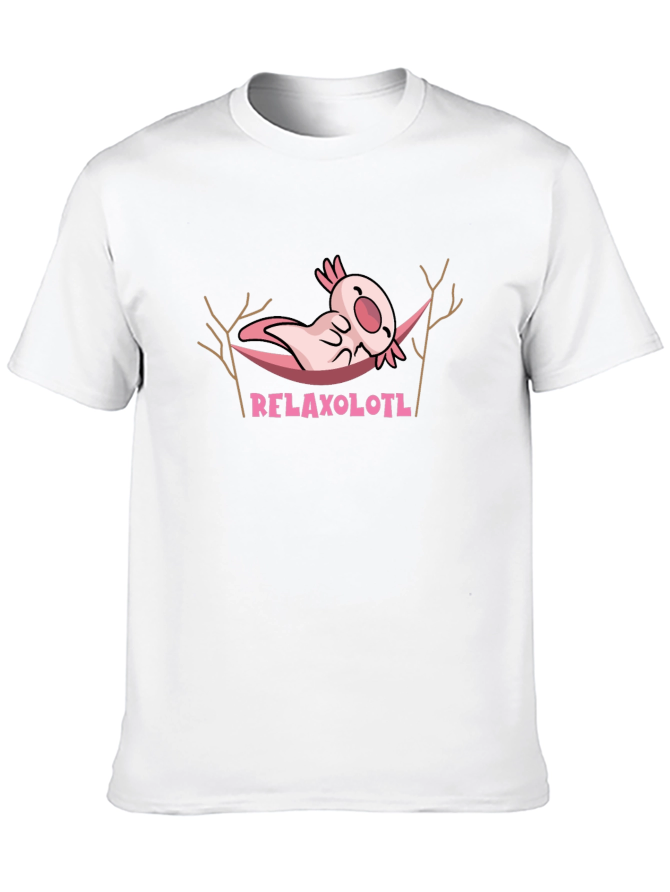 Relaxolotl T-Shirt - Funny Axolotl Hammock Tee