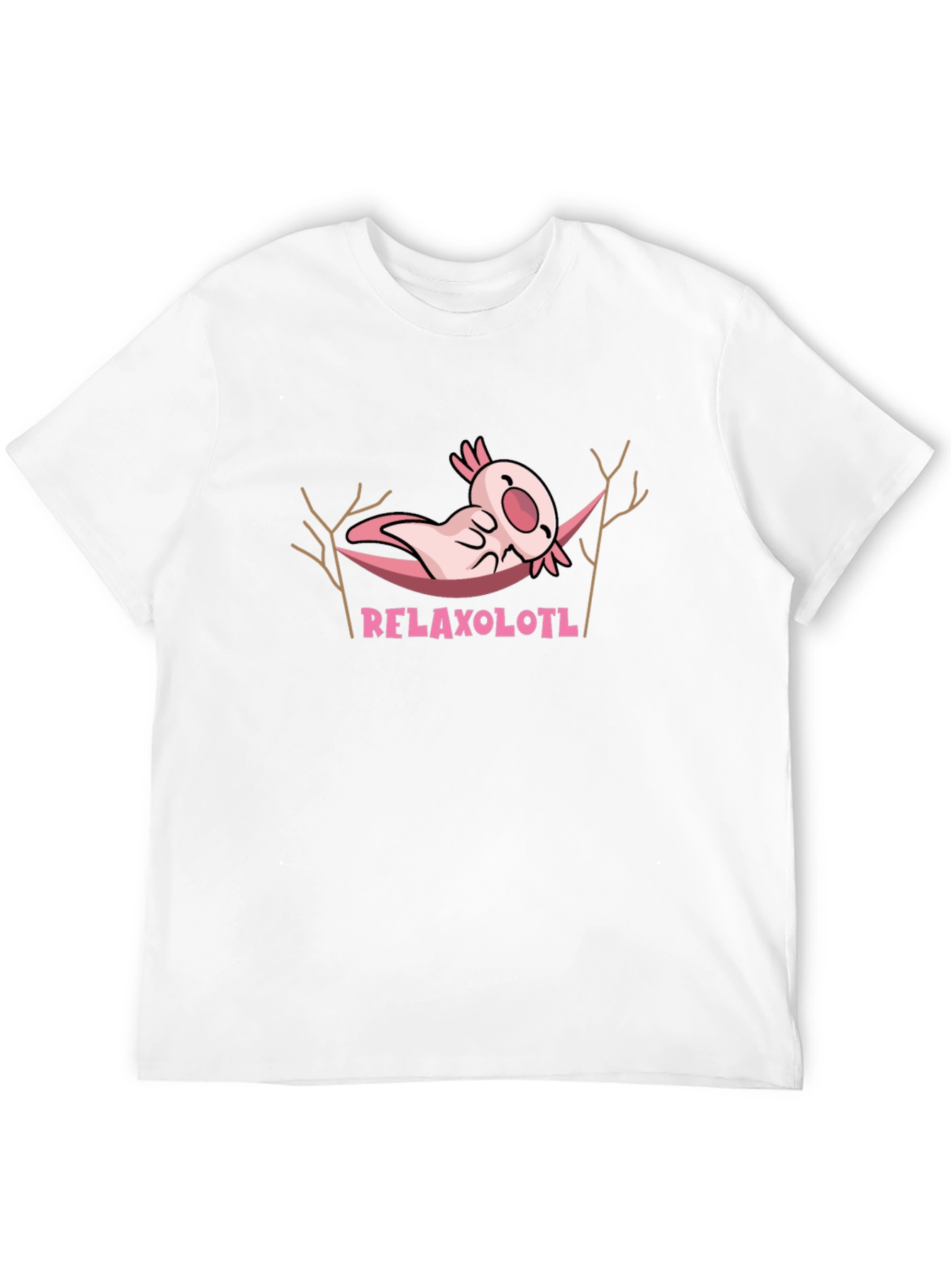 Relaxolotl T-Shirt - Funny Axolotl Hammock Tee